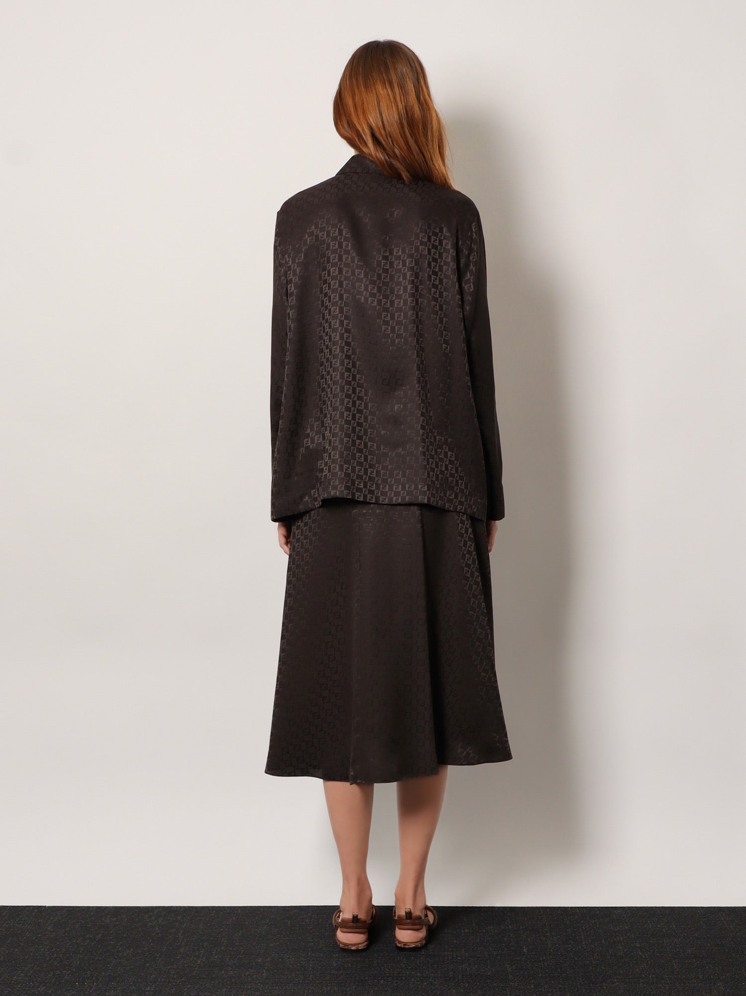 Fendi Silk Shirt With Ff Motif