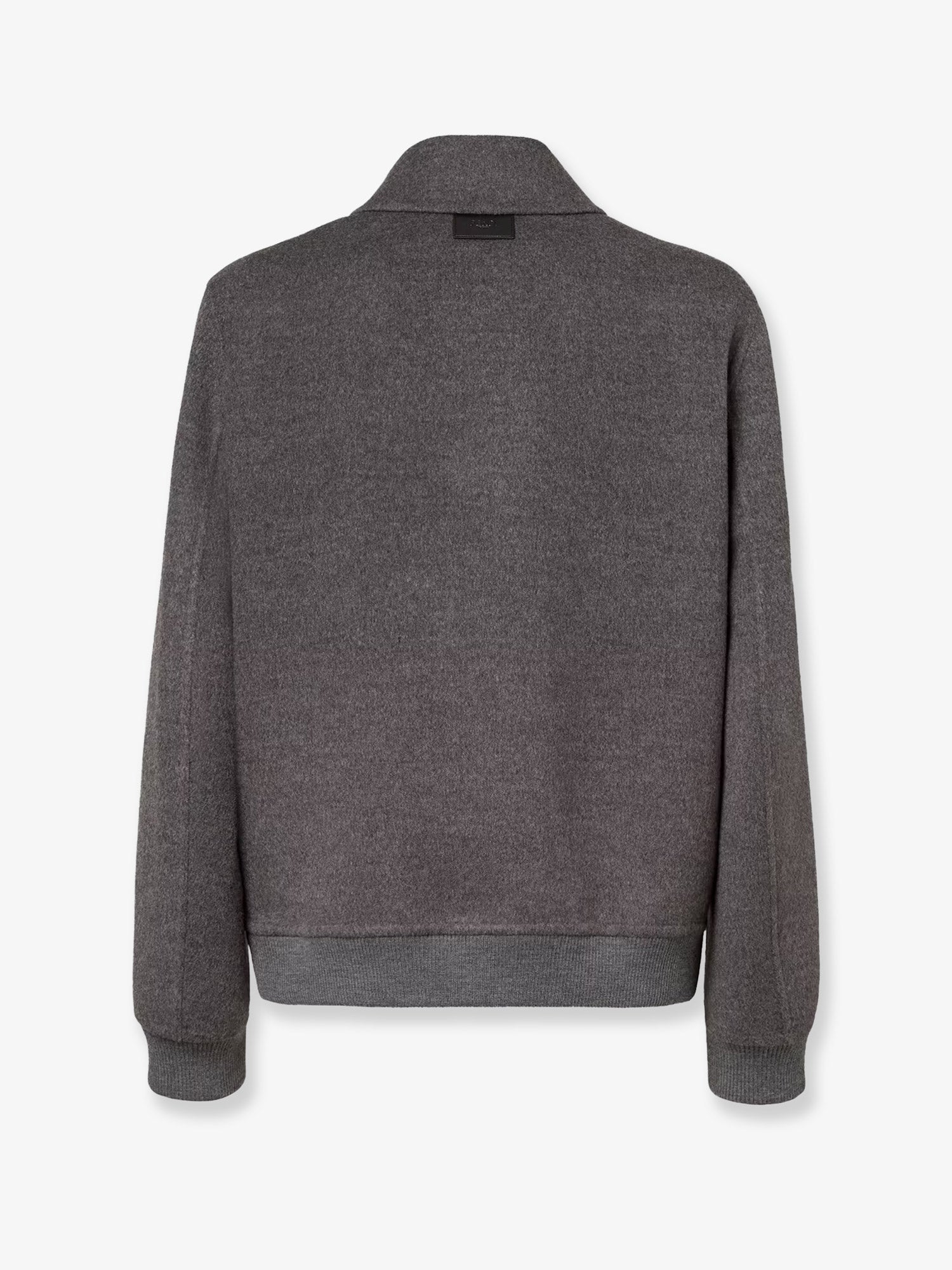 Fendi Double Wool Jacket With Ff Detail