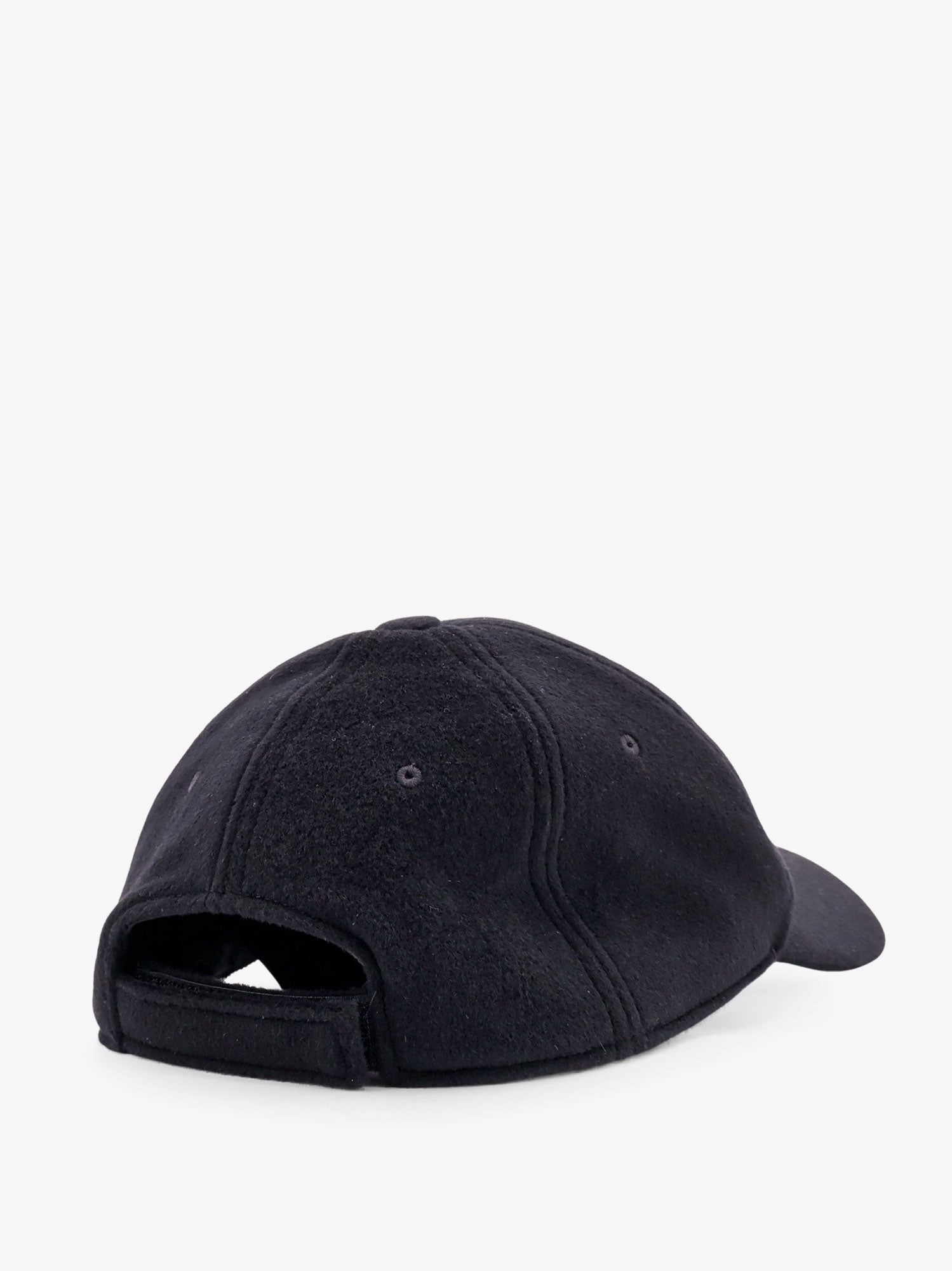 Fendi Wool Blend Baseball Hat With Logo Embroidery