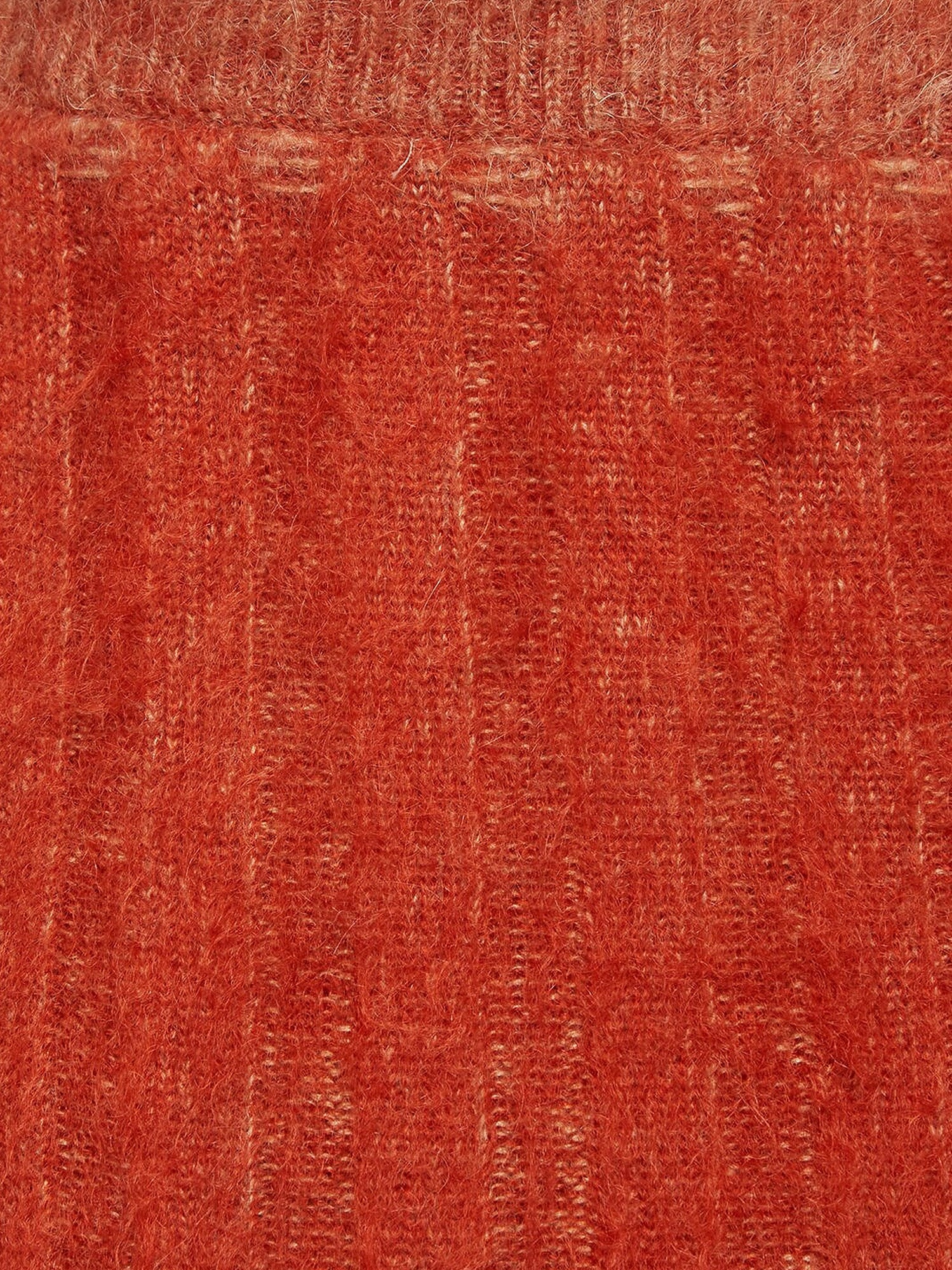 Fendi Dégradé Mohair And Wool Skirt