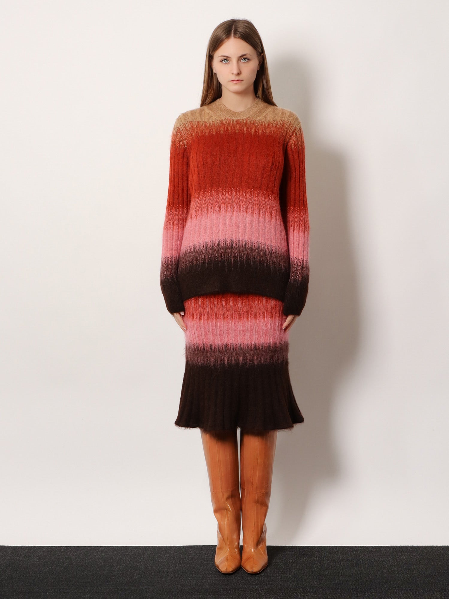 Fendi Mohair And Wool Blend Sweater