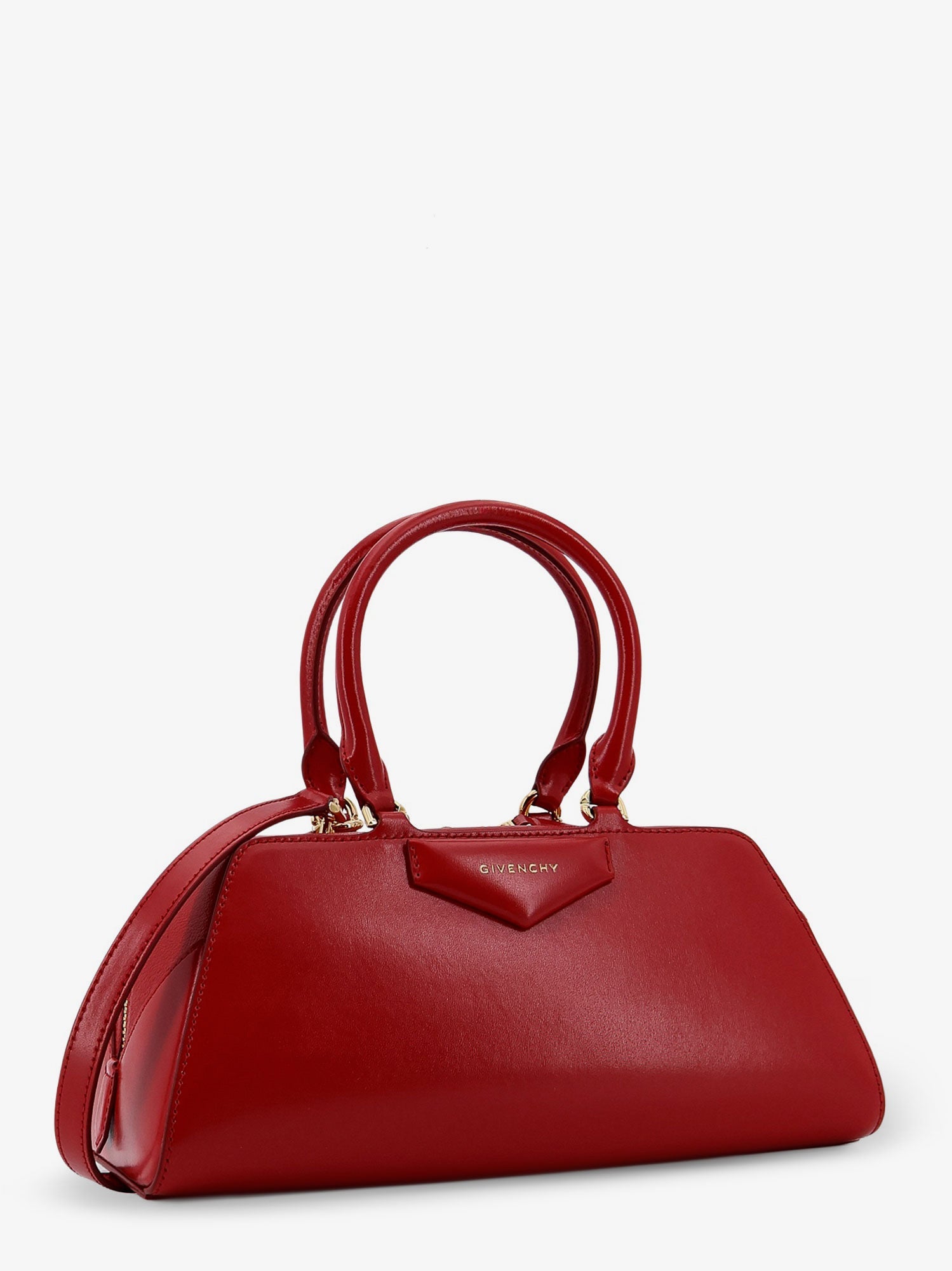 Givenchy Antigona East West Small Leather Shoulder Bag