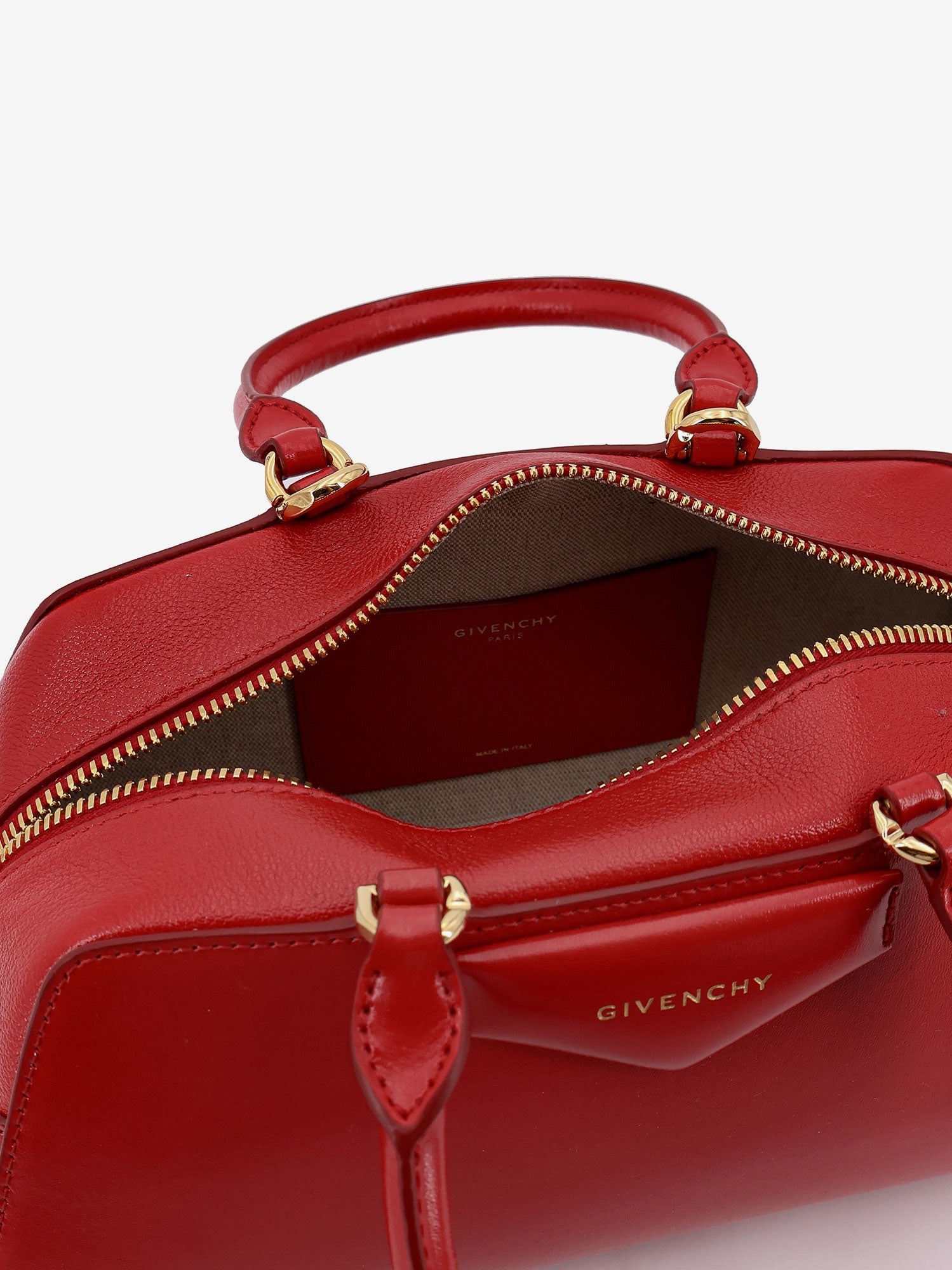 Givenchy Antigona East West Small Leather Shoulder Bag