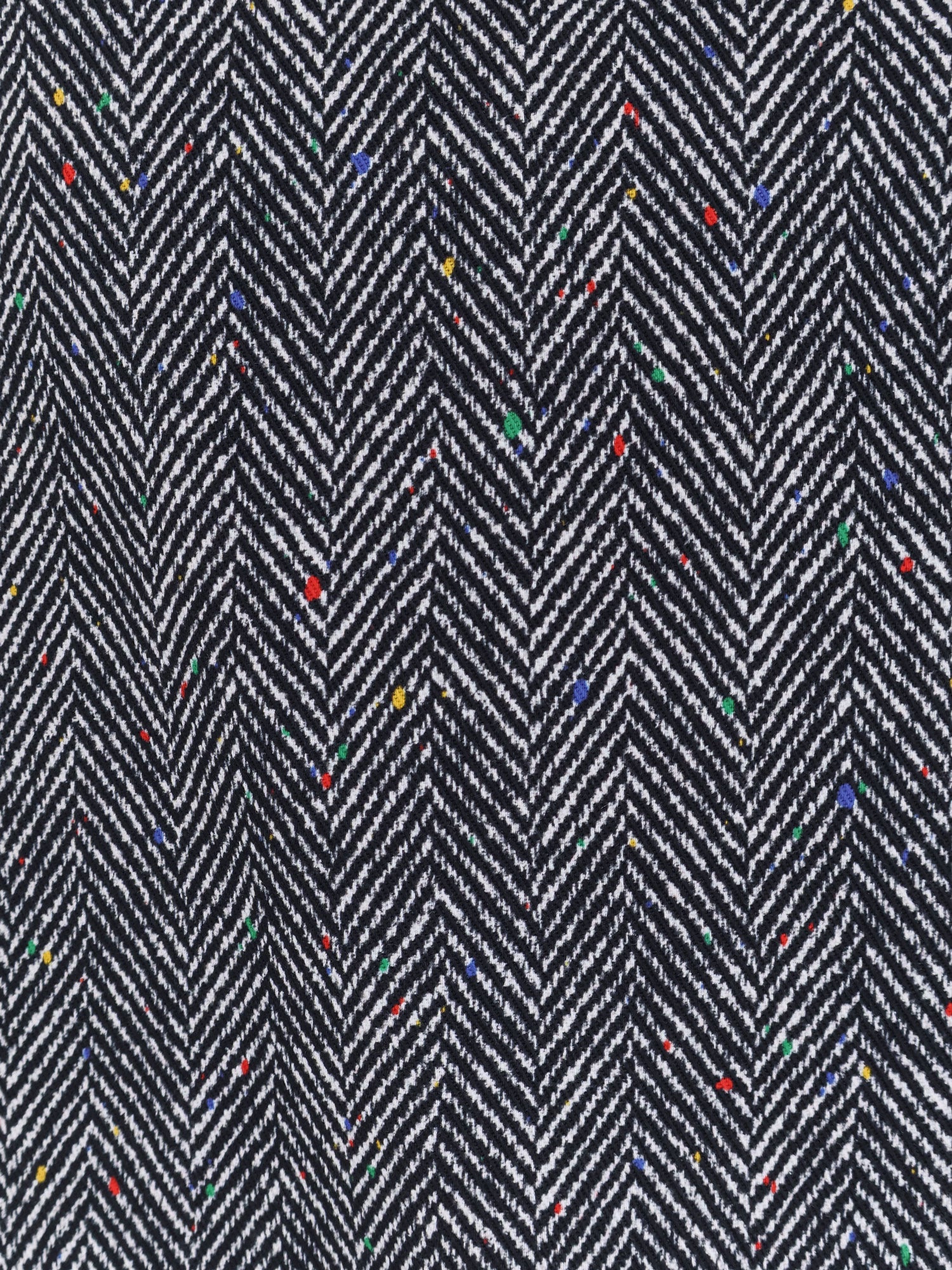 Givenchy Herringbone Motif Cotton Skirt