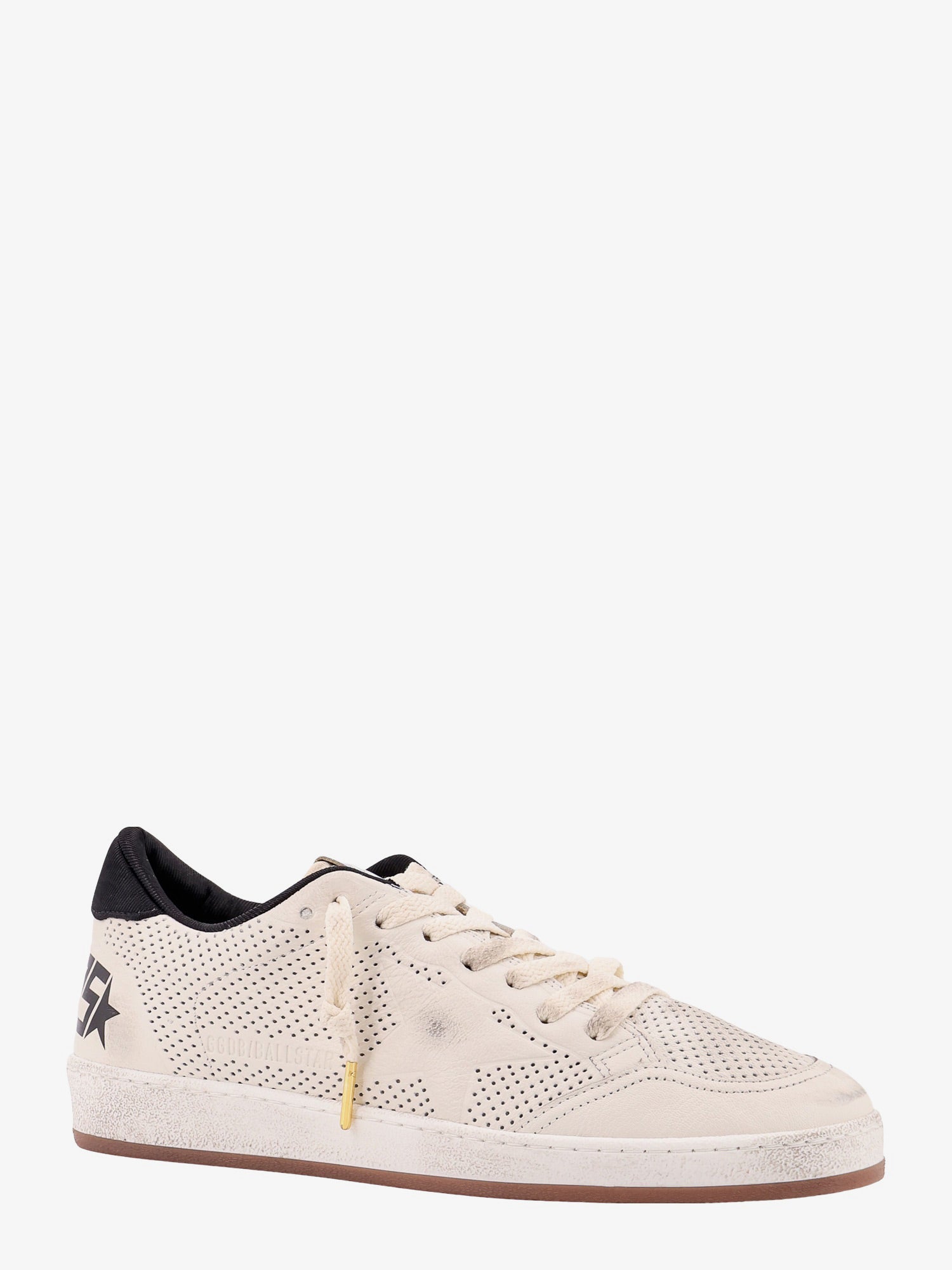 Golden Goose Hf Ball Star Perforated Leather Sneakers