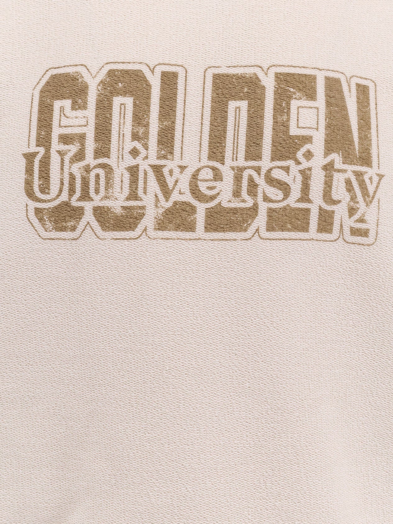 Golden Goose Cotton Sweatshirt With Logo Print