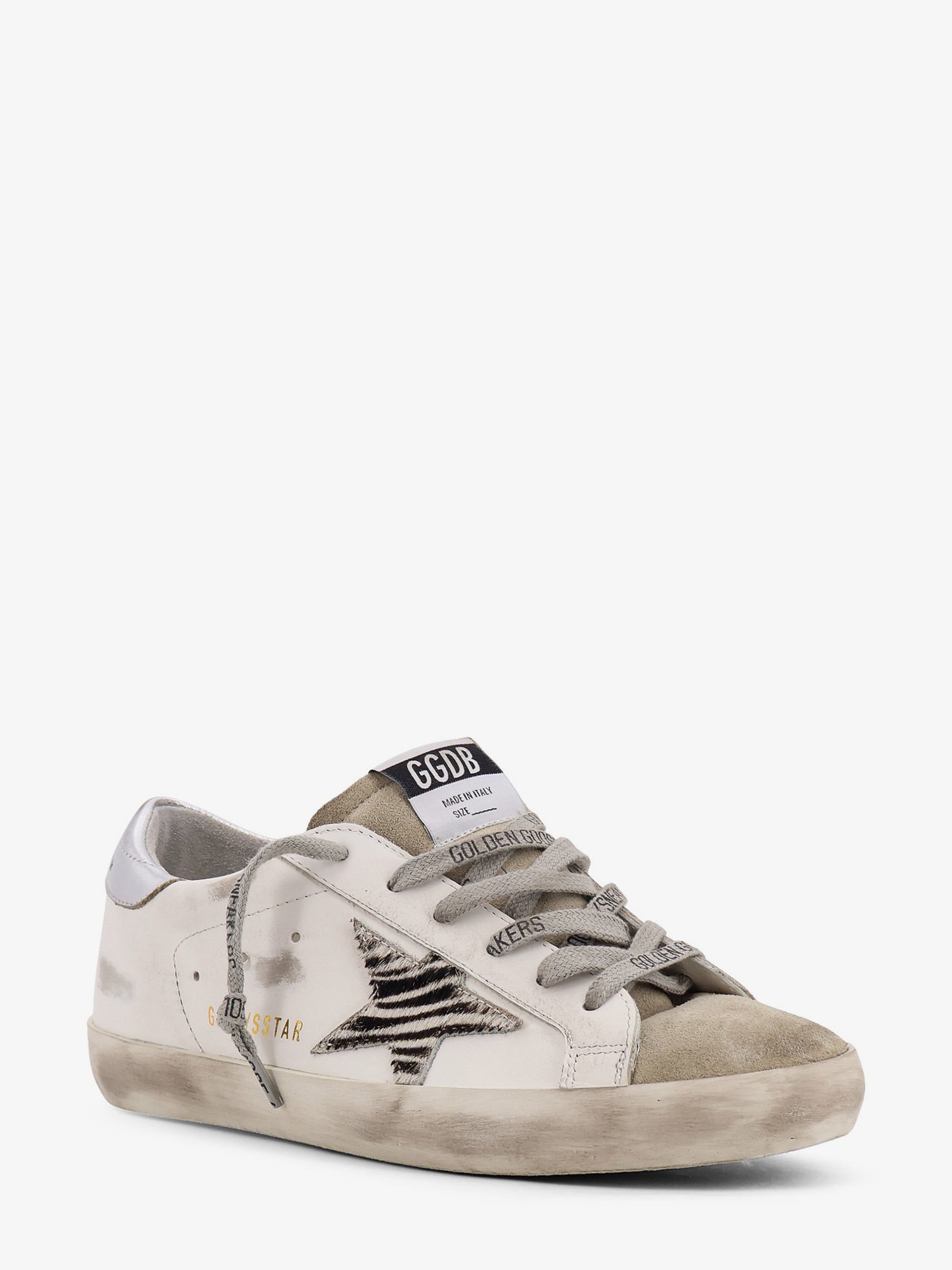 Golden Goose Super-star Classic With List Low-top Sneakers With Suede Inserts