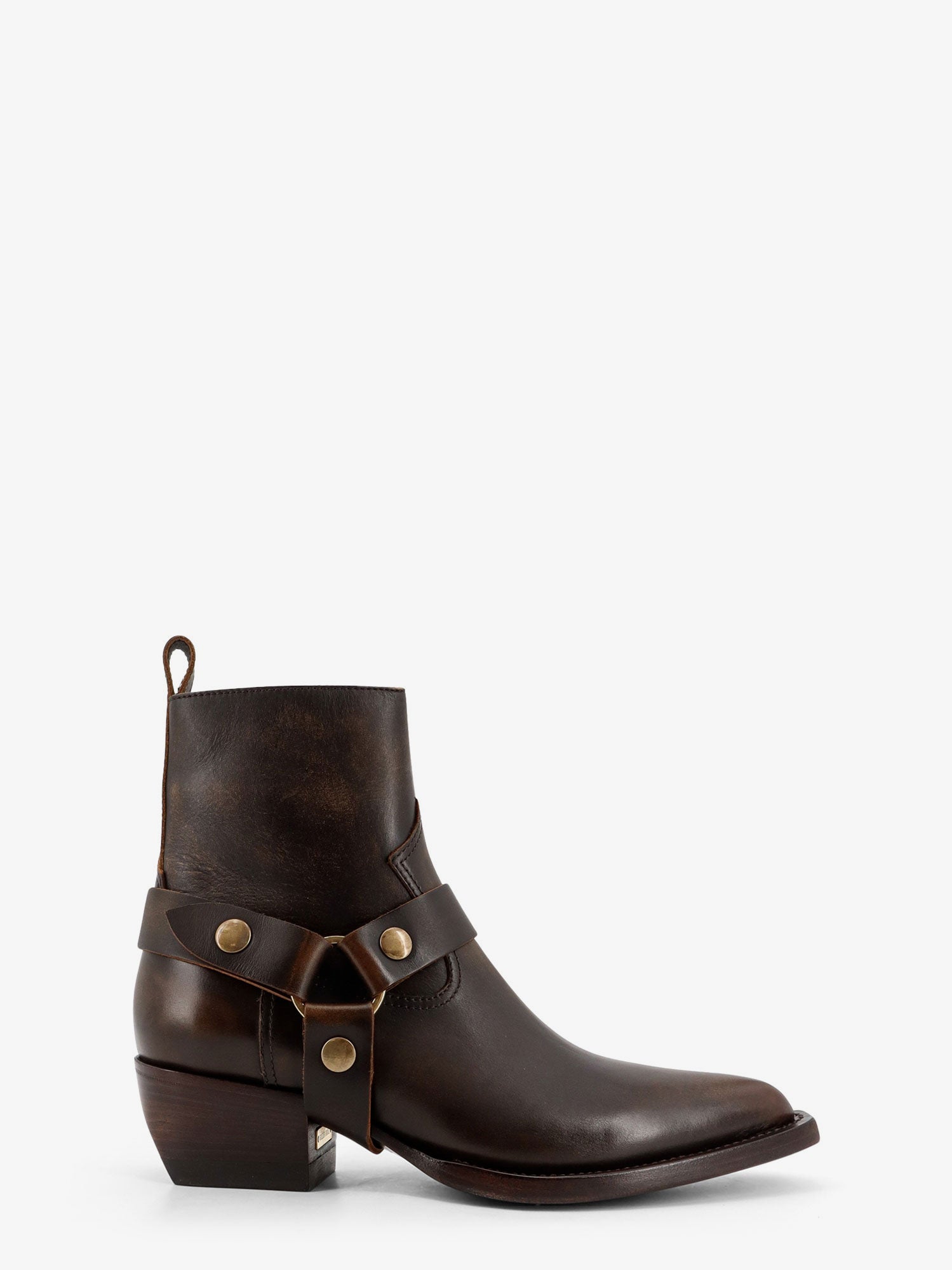 Golden Goose Debbie Distressed Leather Boots