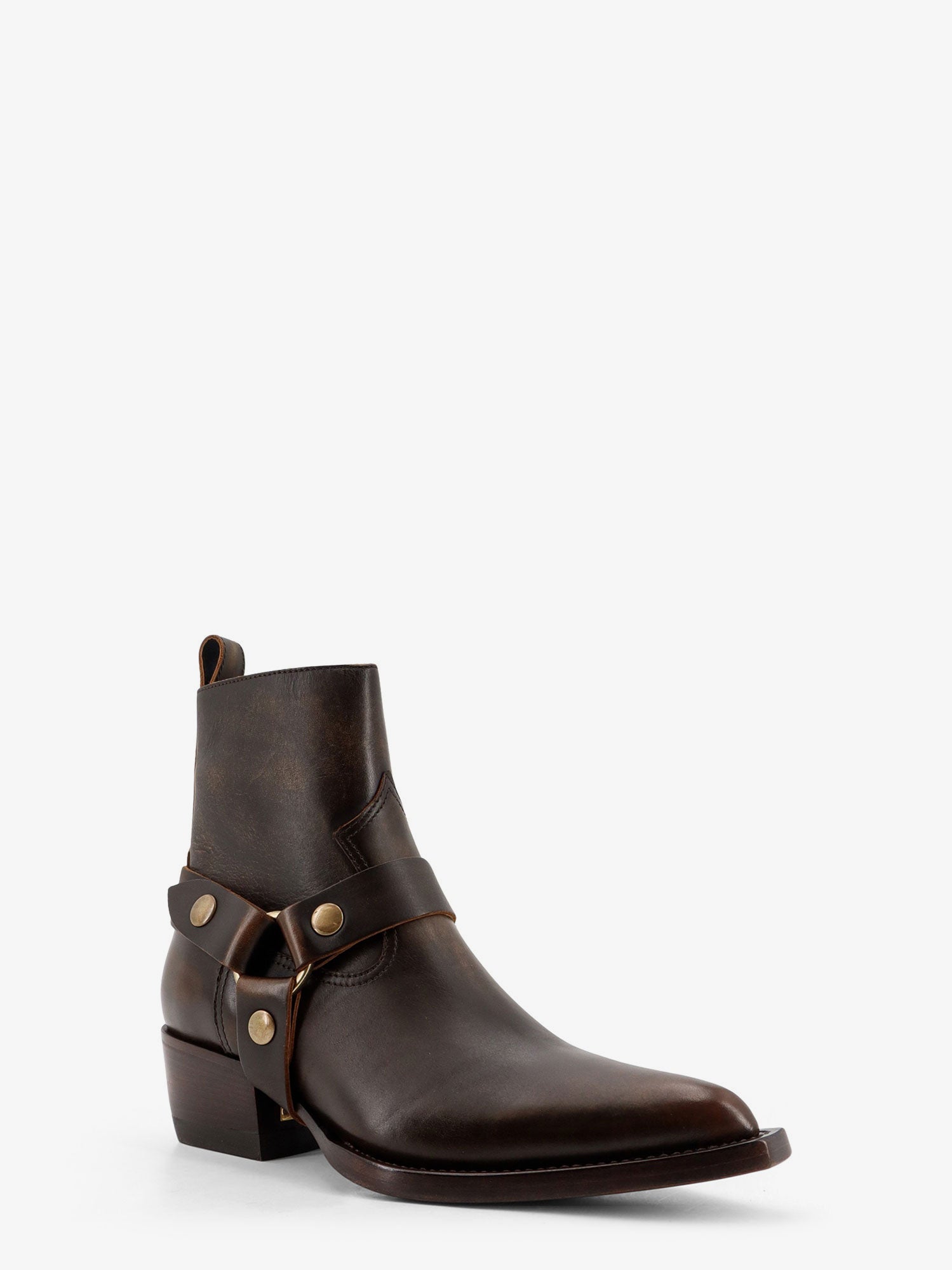 Golden Goose Debbie Distressed Leather Boots