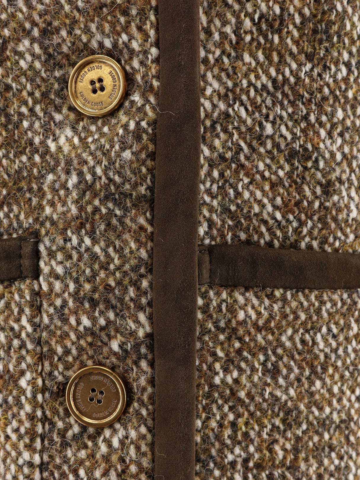 Golden Goose Boxy Fit Wool Blend Blazer