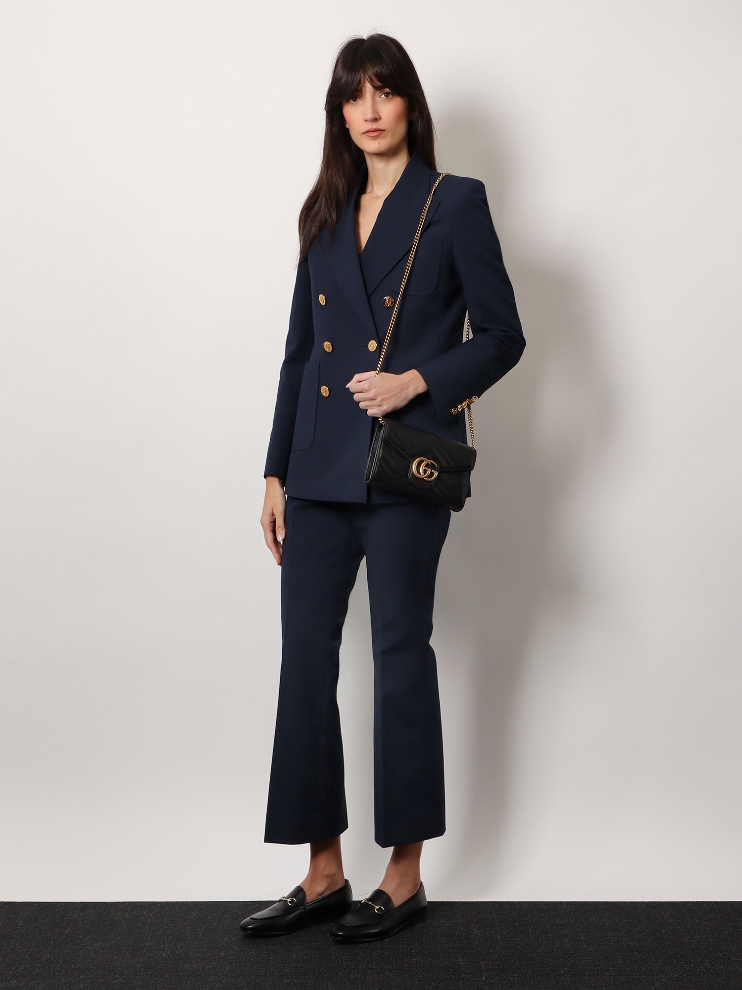 Gucci Gg Marmont Quilted Leather Shoulder Bag