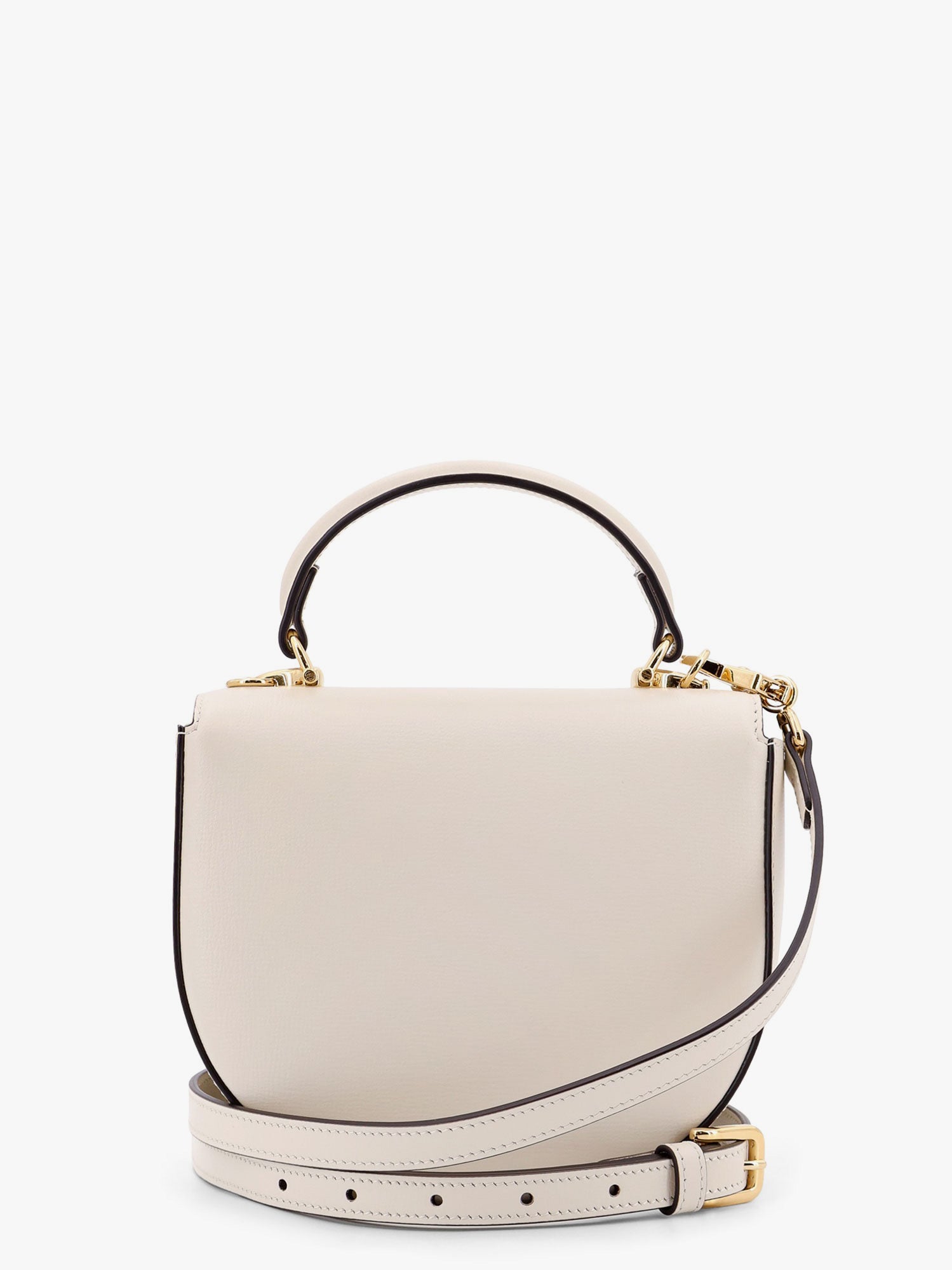 Gucci Leather Handbag With Horsebit Detail On The Front