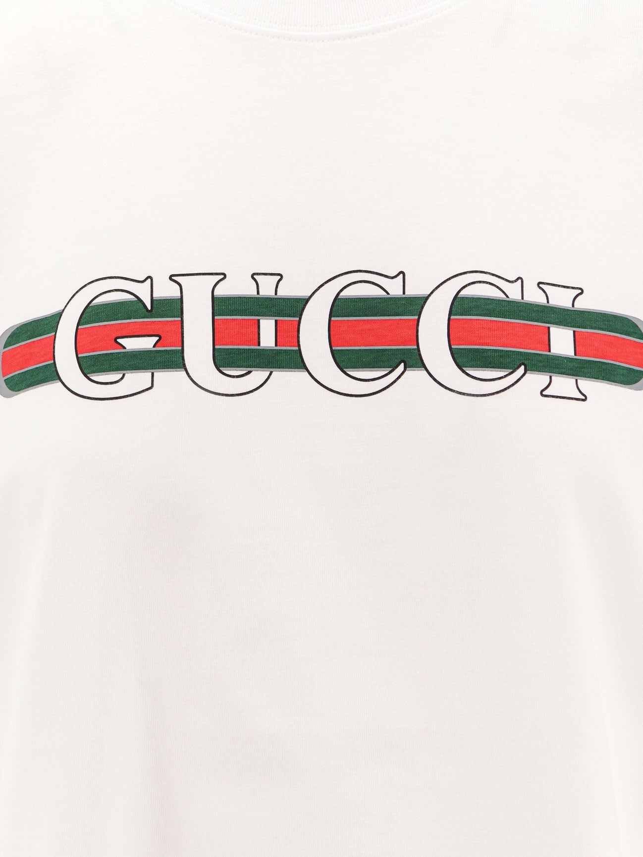 Gucci Cotton T-shirt With Iconic Print