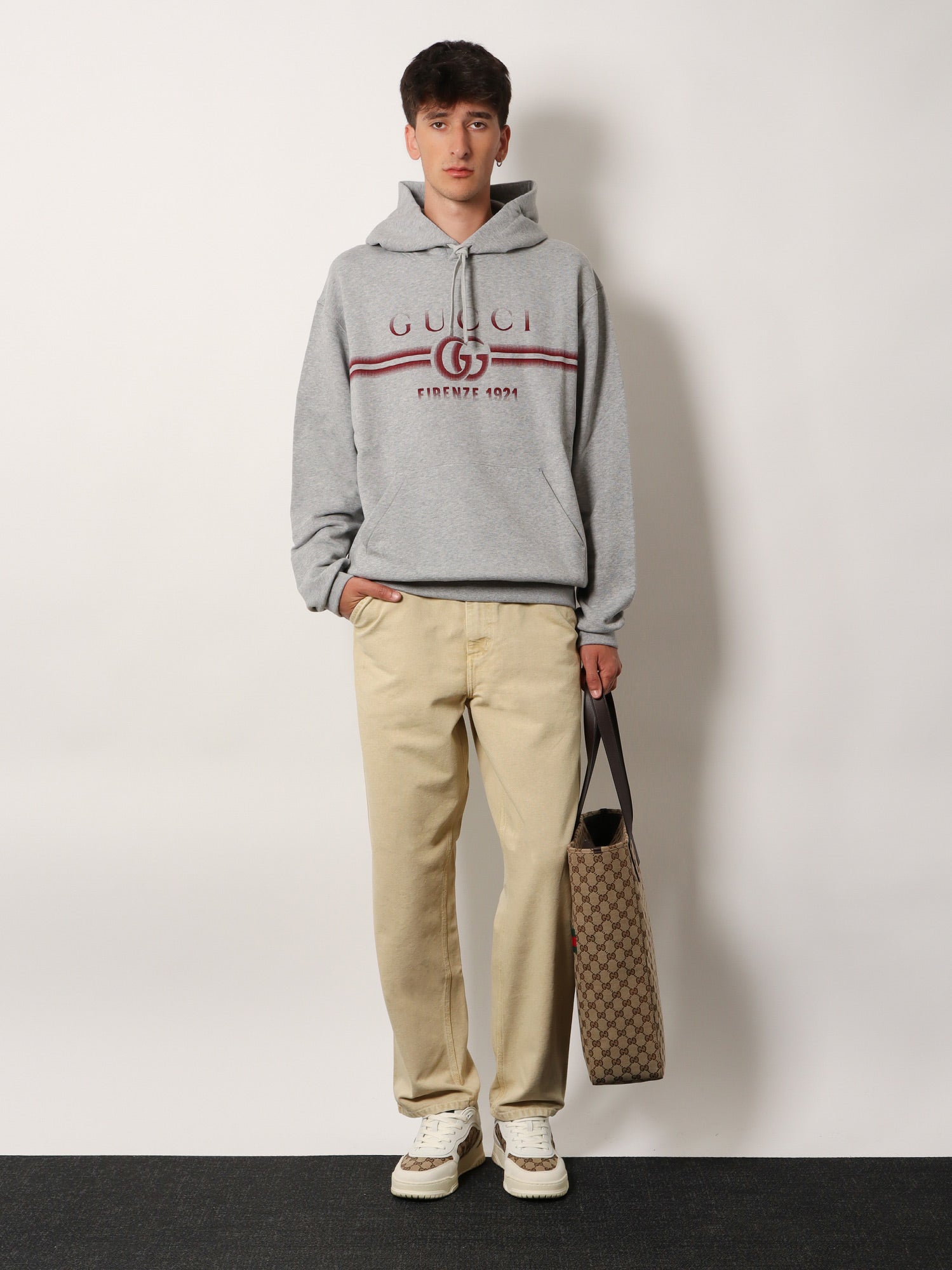 Gucci Cotton Jersey Hooded Sweatshirt