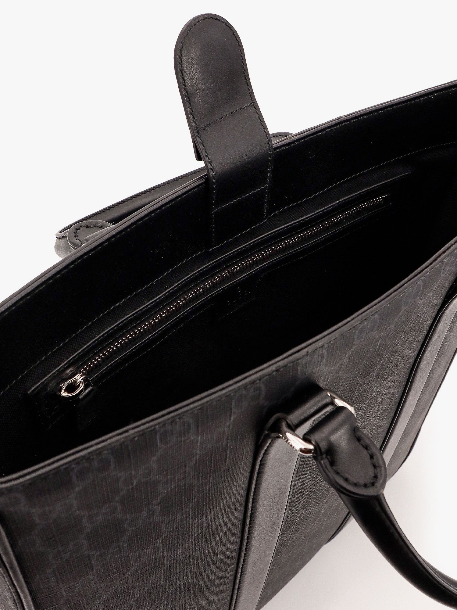 Gucci Gg Supreme Fabric Shopping Bag With Shoulder Strap