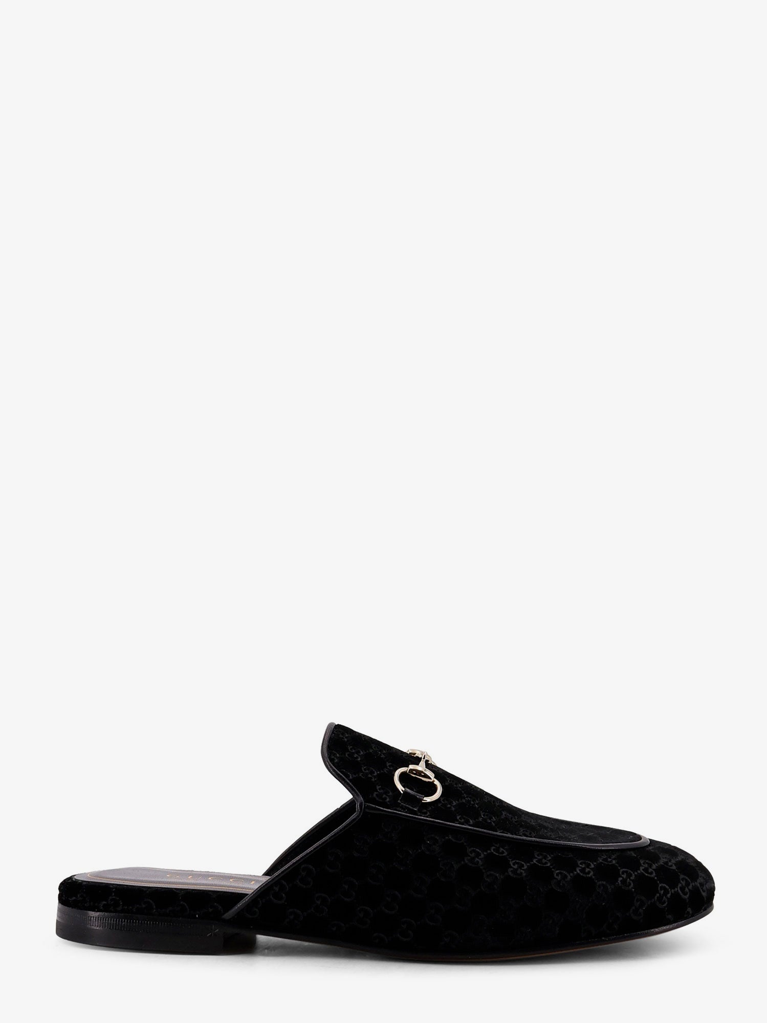 Gucci Princetown Gg Supreme Velvet Mule