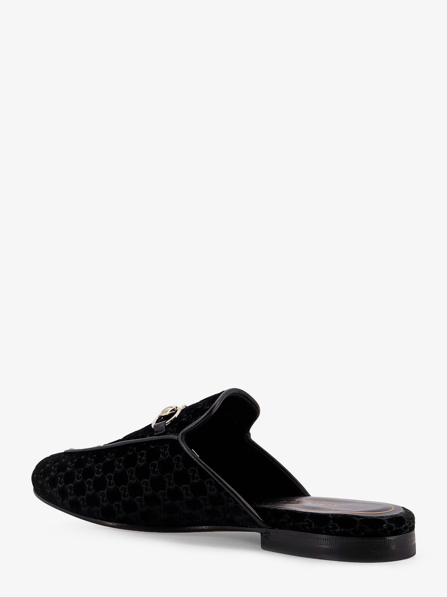 Gucci Princetown Gg Supreme Velvet Mule