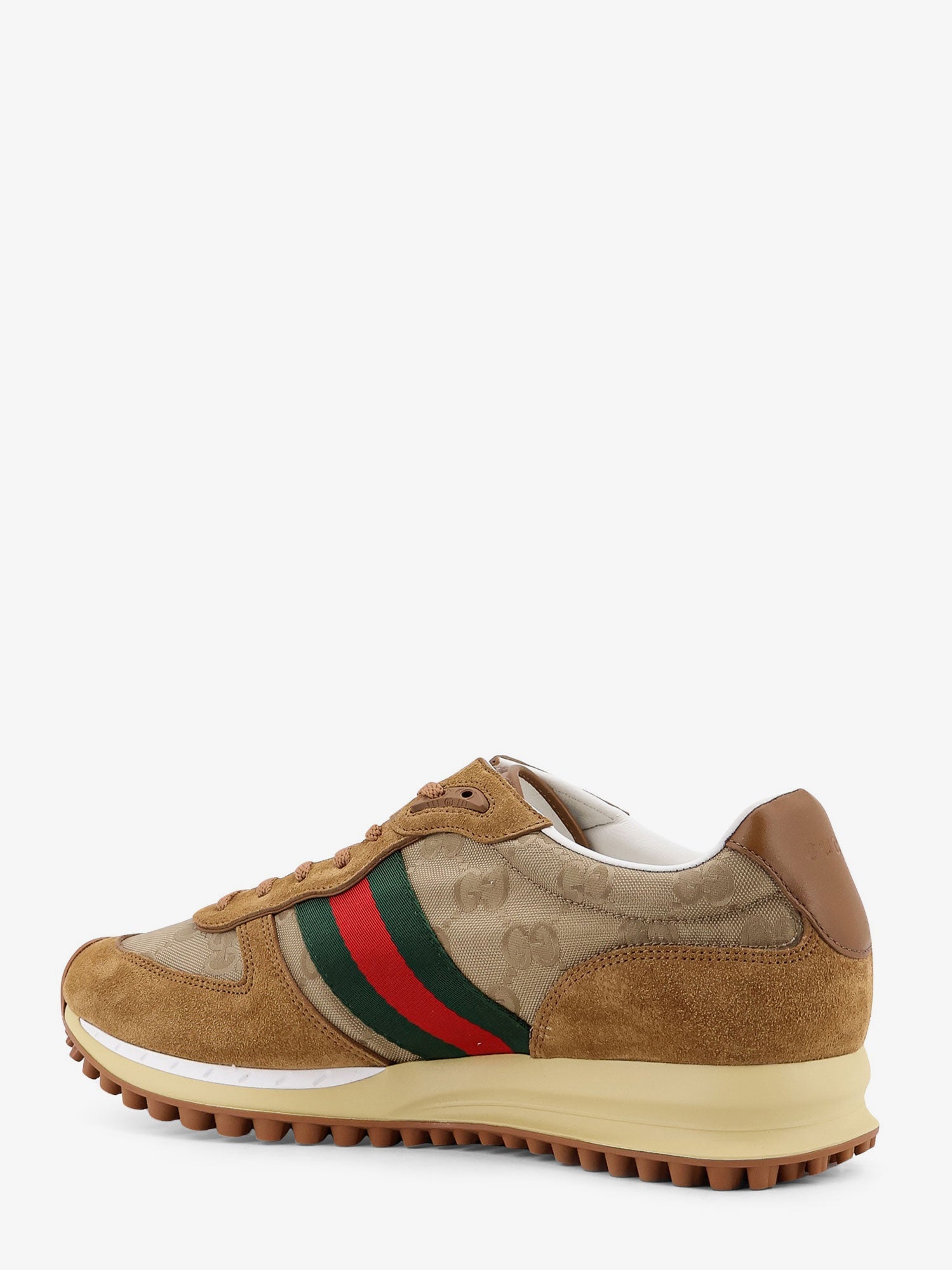Gucci Re-motion Gg Nylon And Suede Sneakers