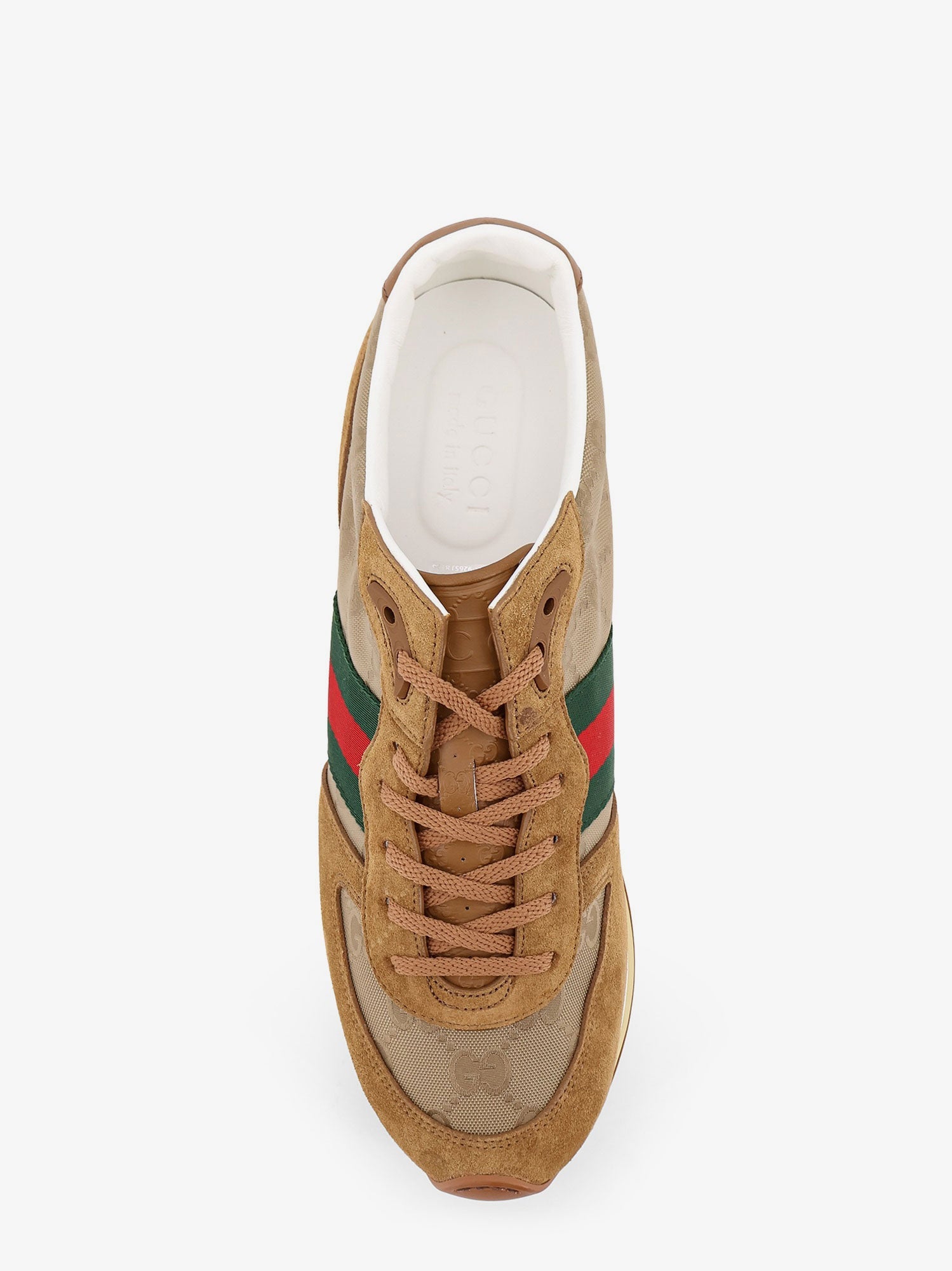 Gucci Re-motion Gg Nylon And Suede Sneakers