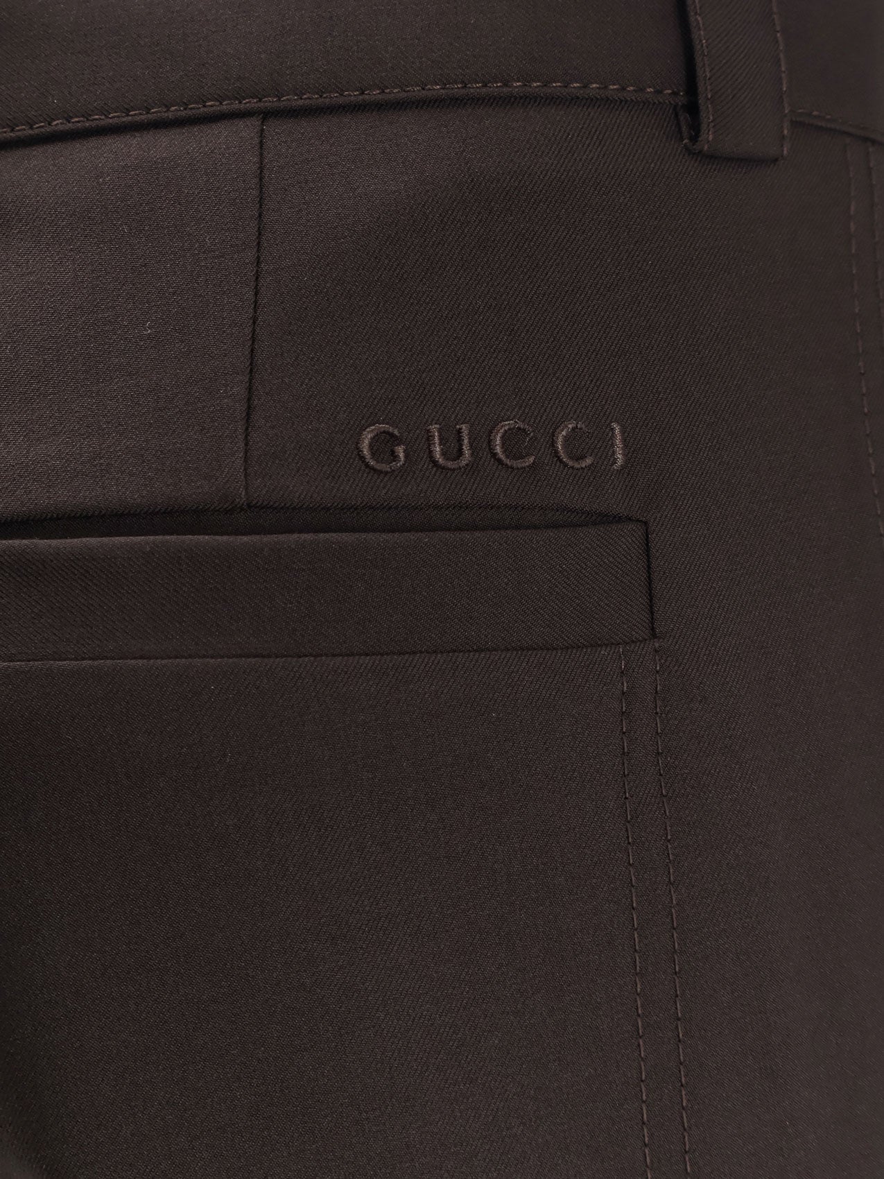 Gucci Gabardine Wool Trousers