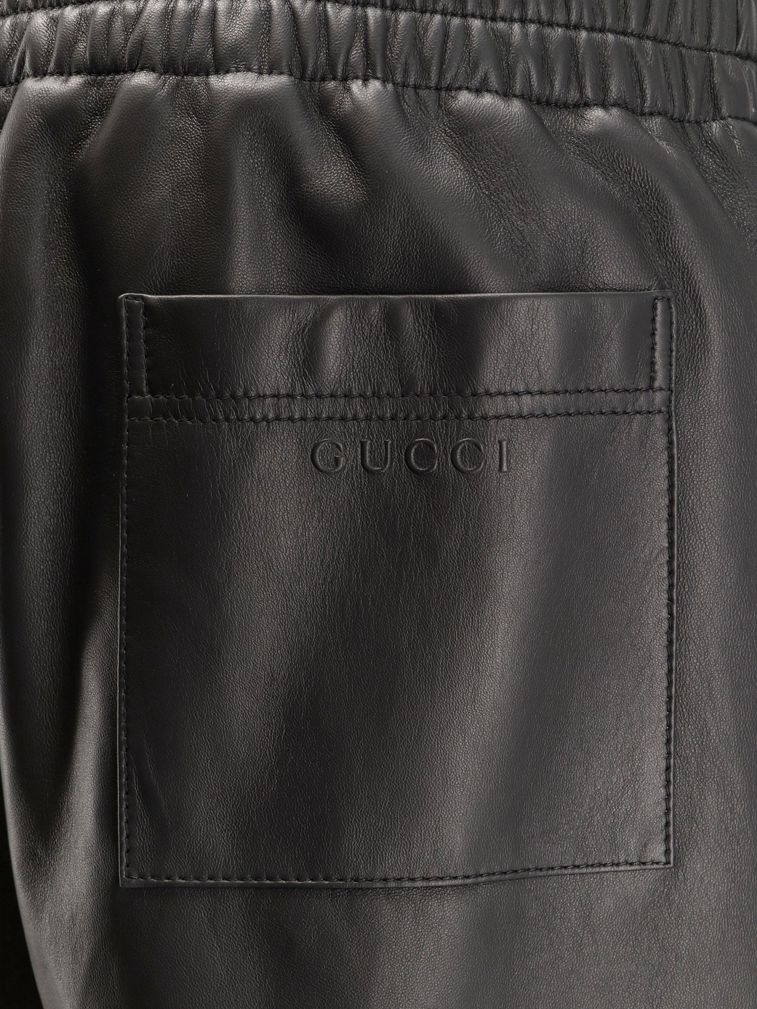 Gucci Leather Shorts