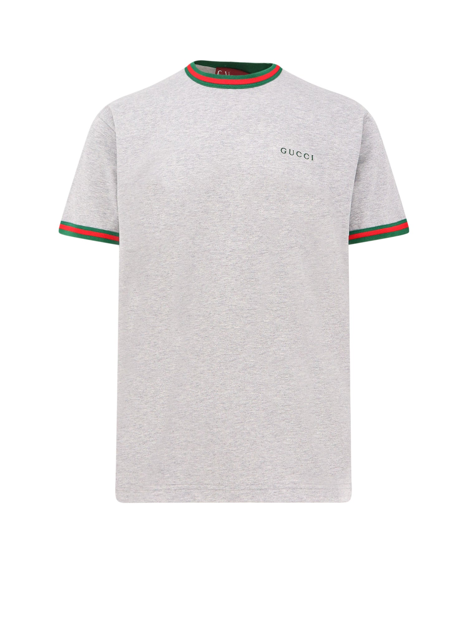 Gucci Cotton T-shirt With Web Detail
