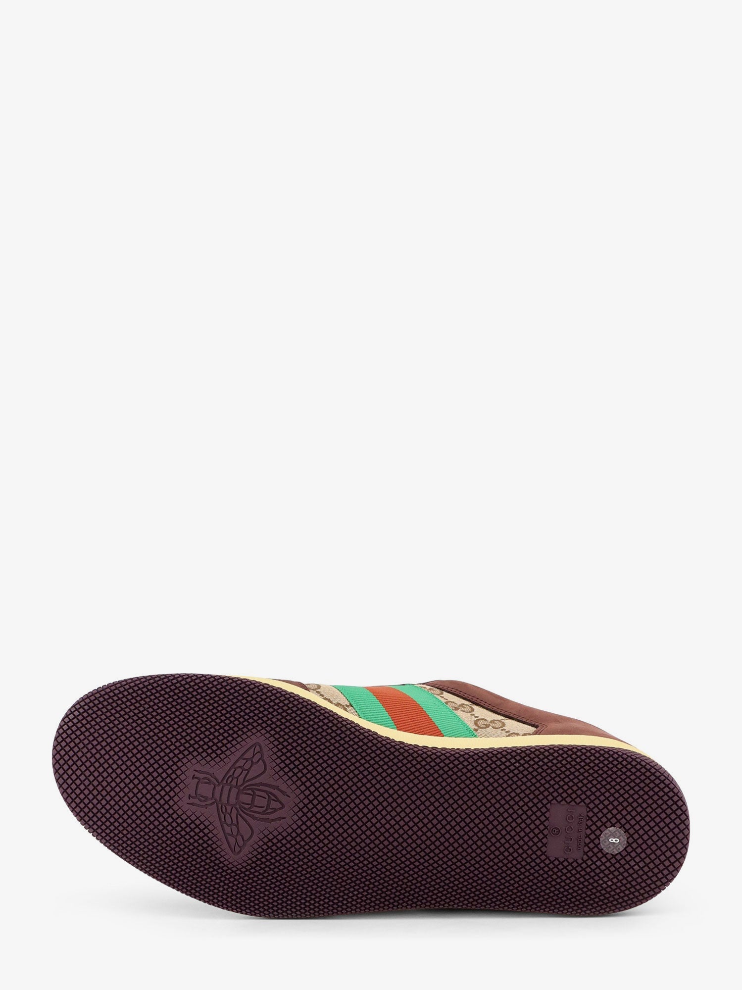 Gucci Gg Fabric Leather Sneakers
