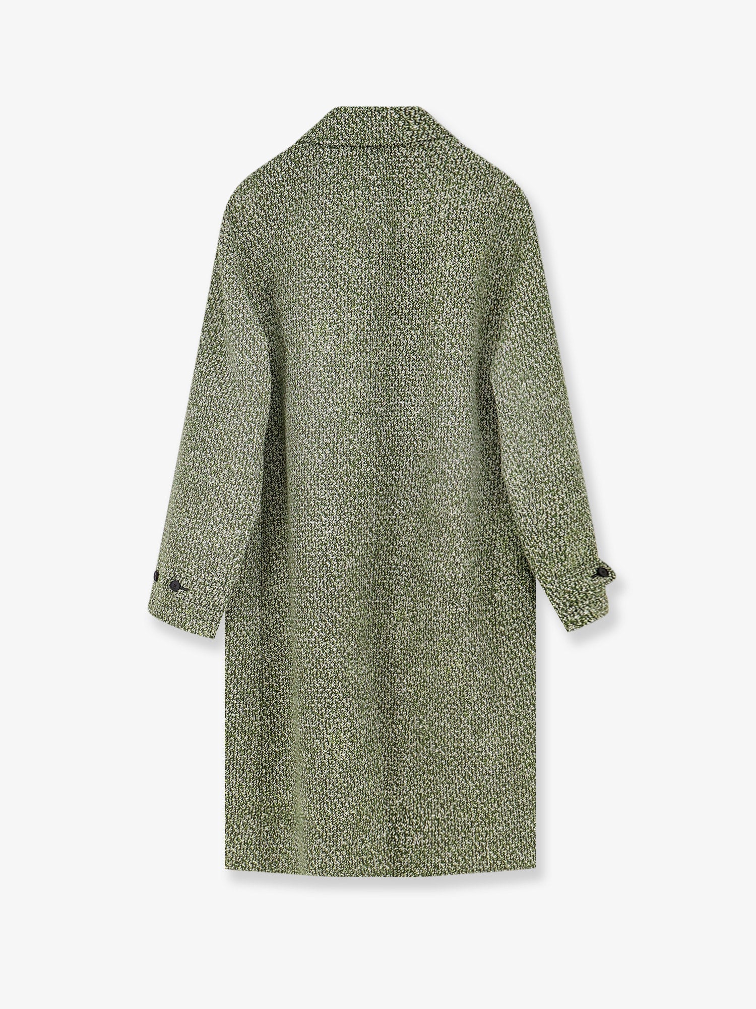 Gucci Double-breasted Poplin Coat With Bouclé Print