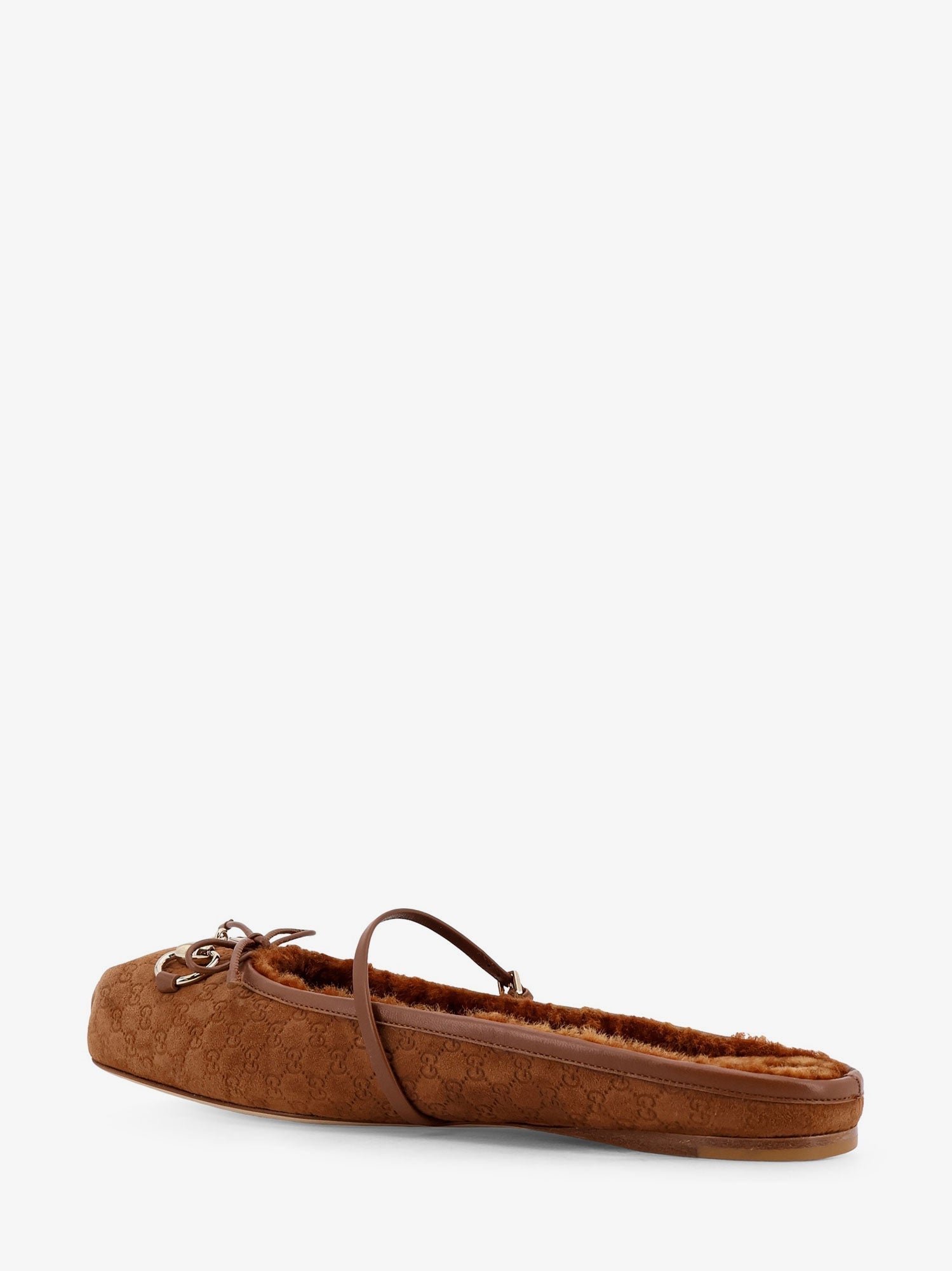 Gucci Gg Suede Sabot