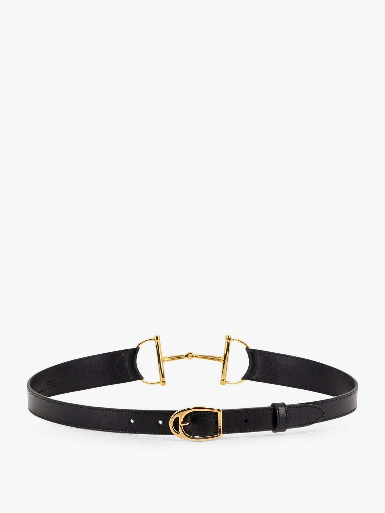 Gucci Leather Belt With Maxi Metal Horsebit