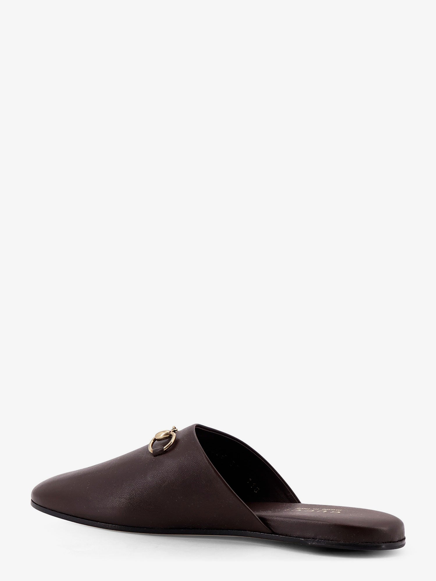 Gucci Leather Mule With Horsebit