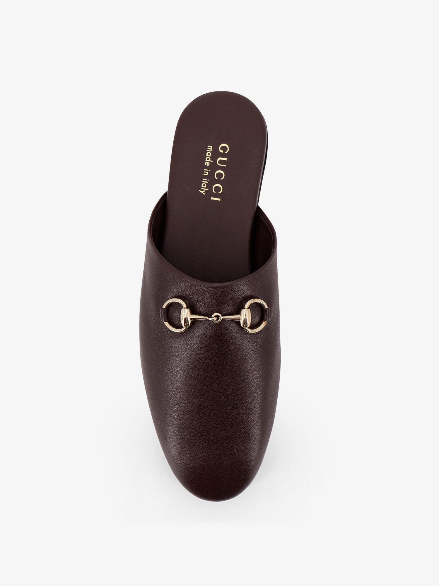 Gucci Leather Mule With Horsebit