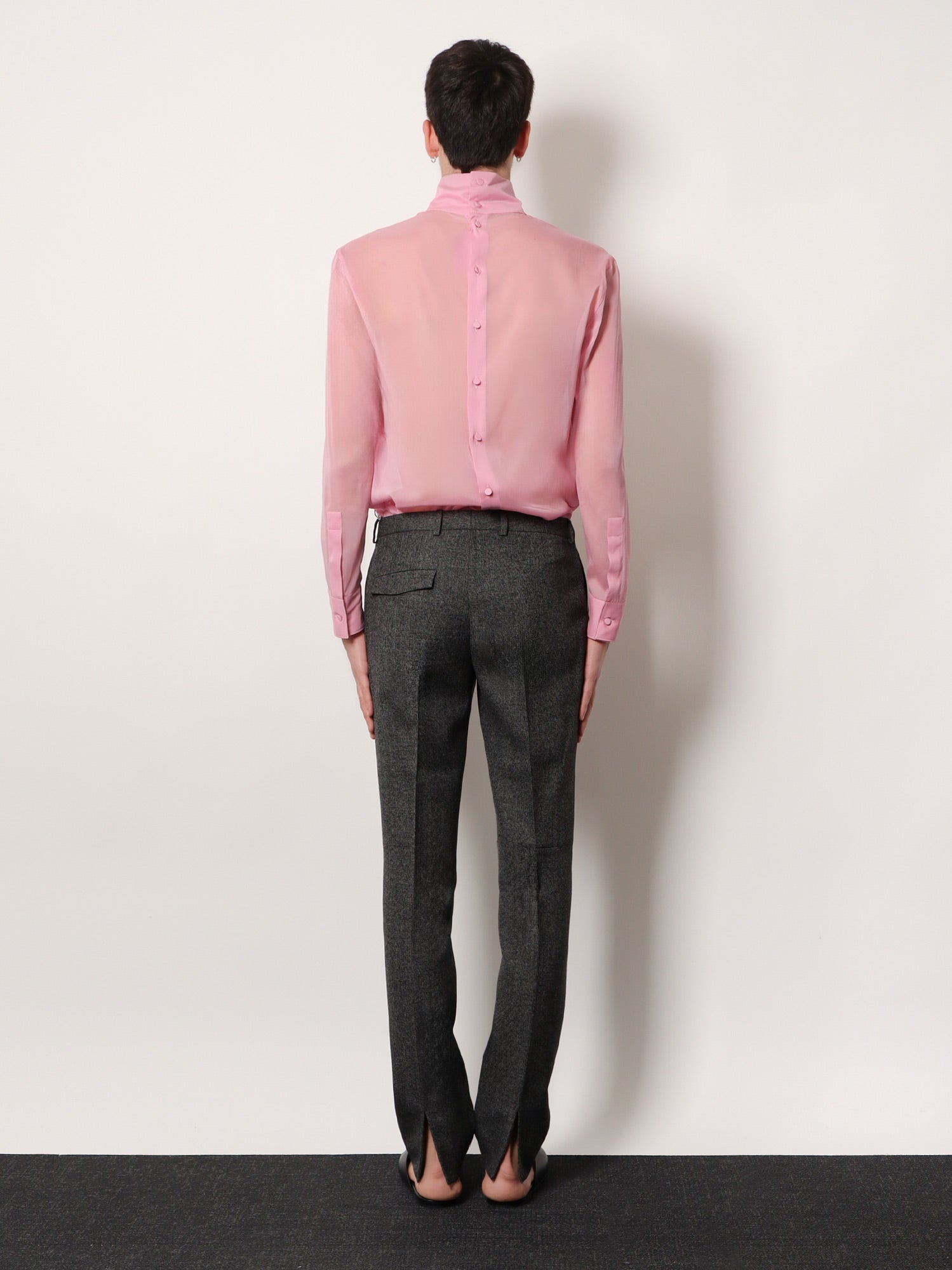 Gucci Mouliné Wool Trousers
