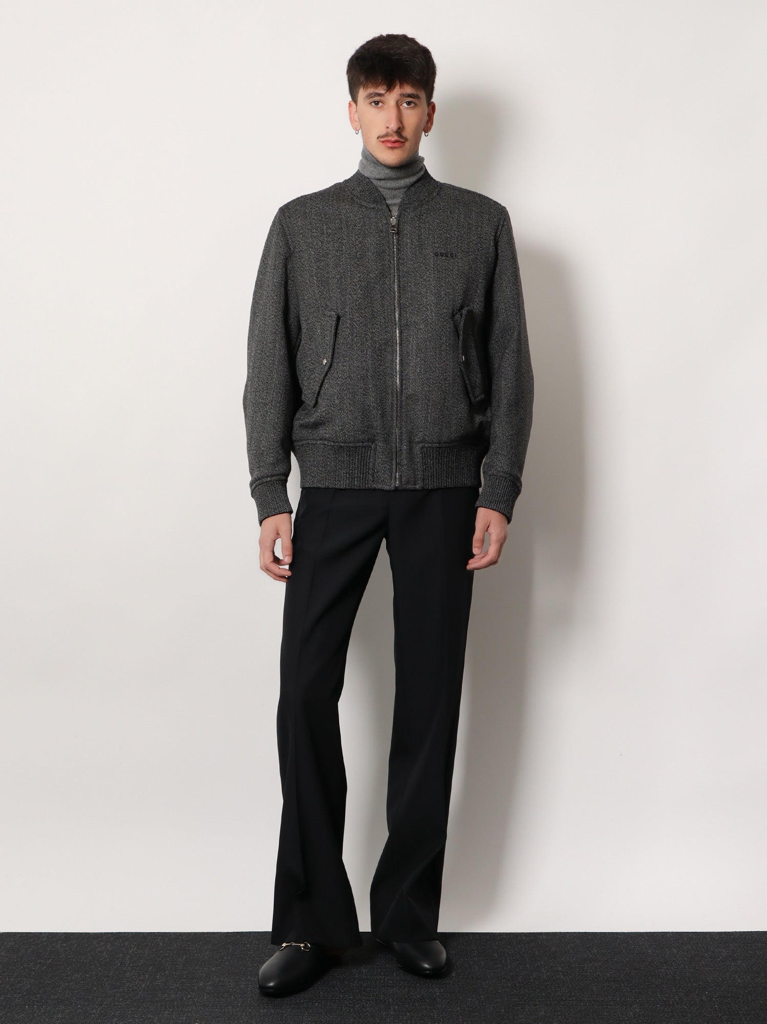 Gucci Reversible Wool And Nylon Jacket