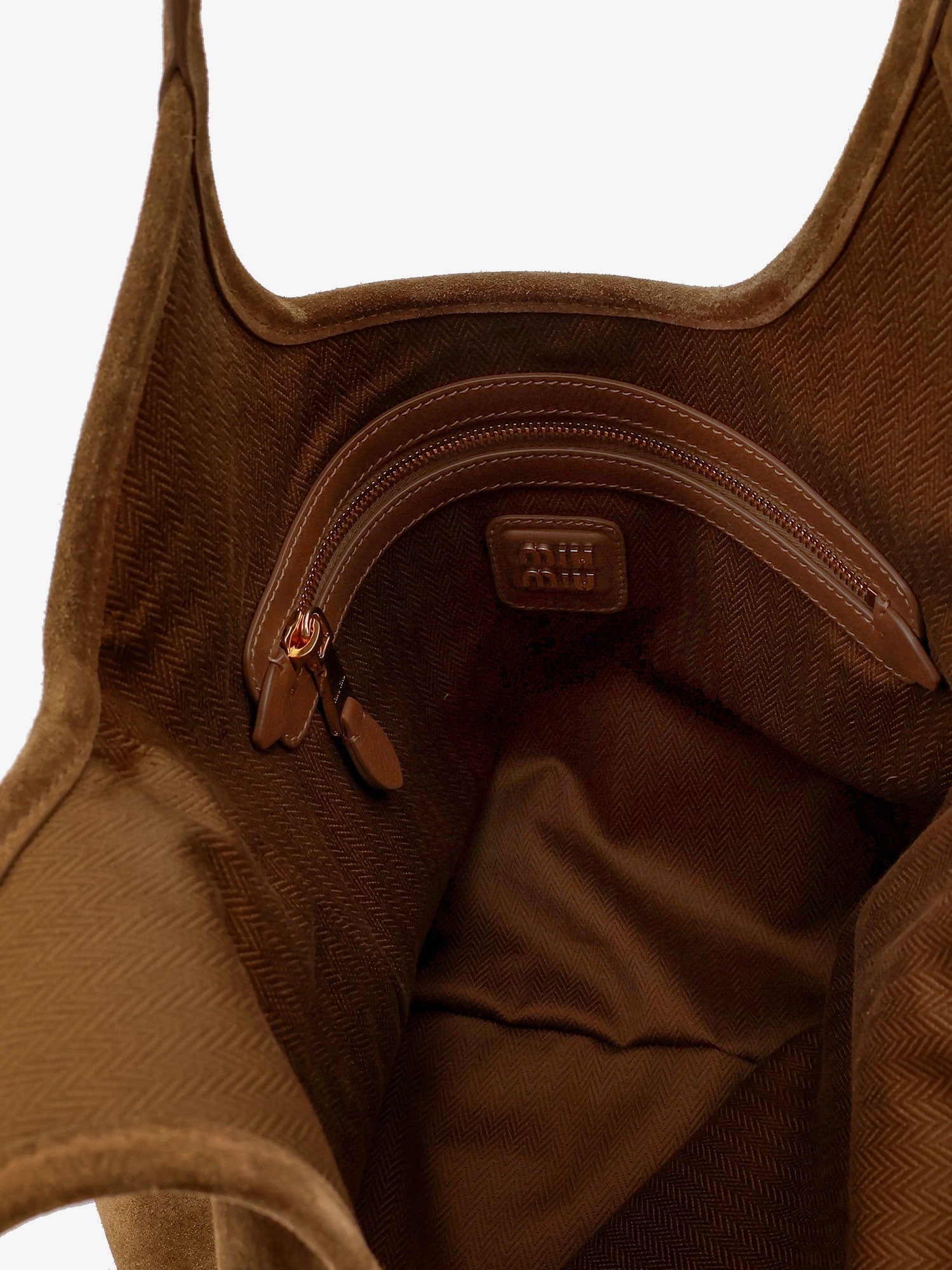 Miu Miu Ivy Suede Shoulder Bag