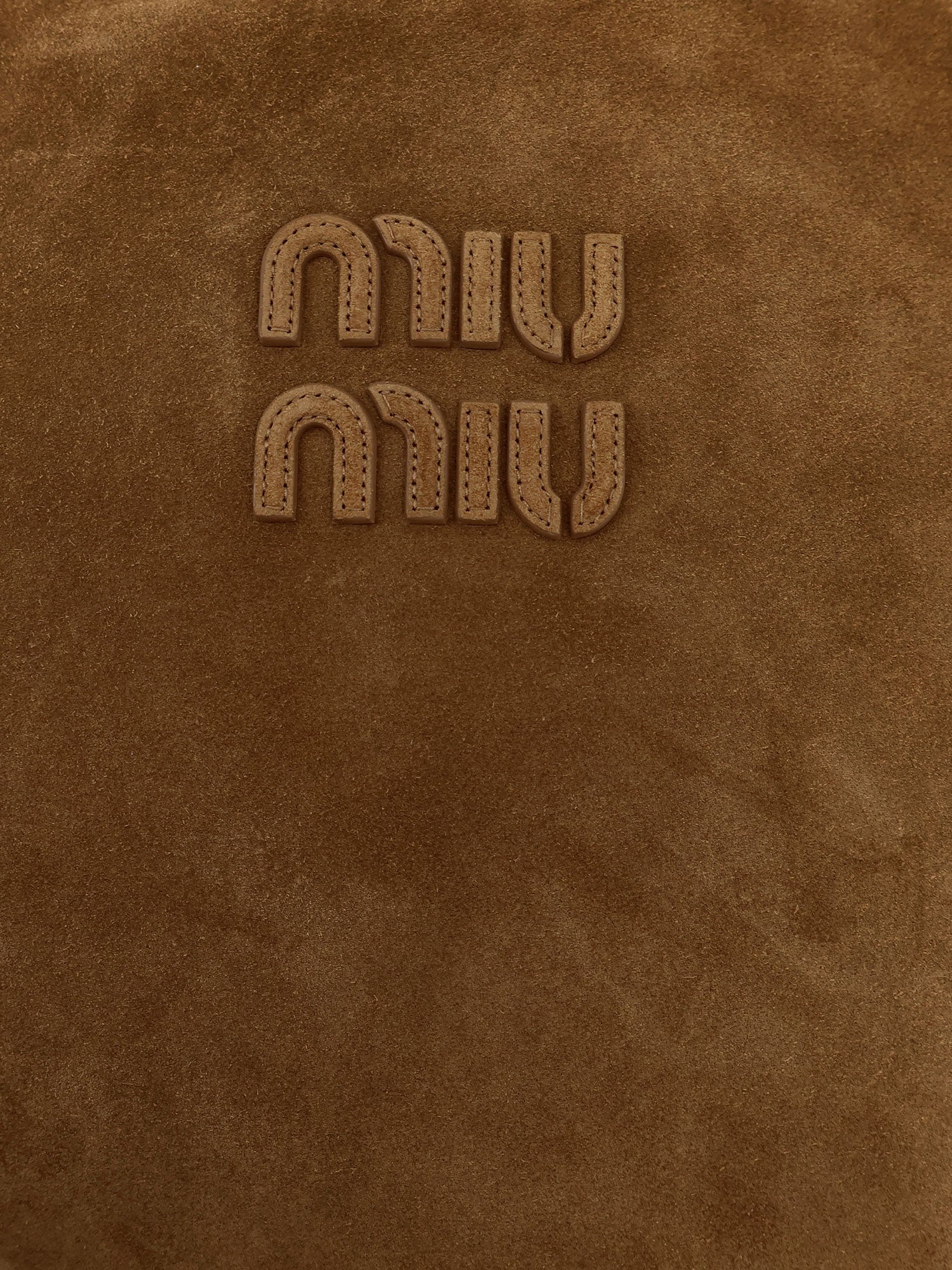 Miu Miu Ivy Suede Shoulder Bag