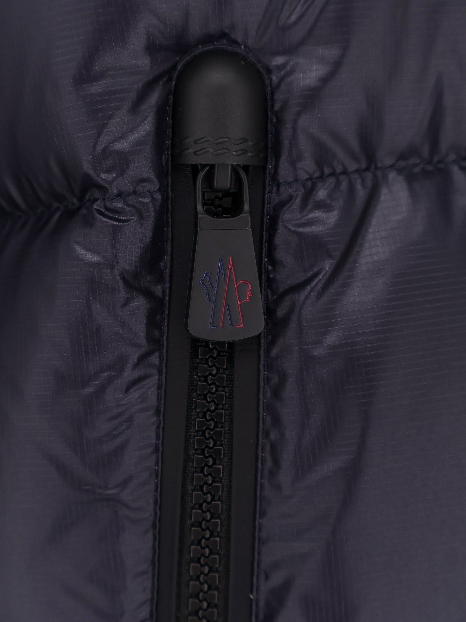 Moncler Grenoble Wool Blend Jacket With Logo Detail