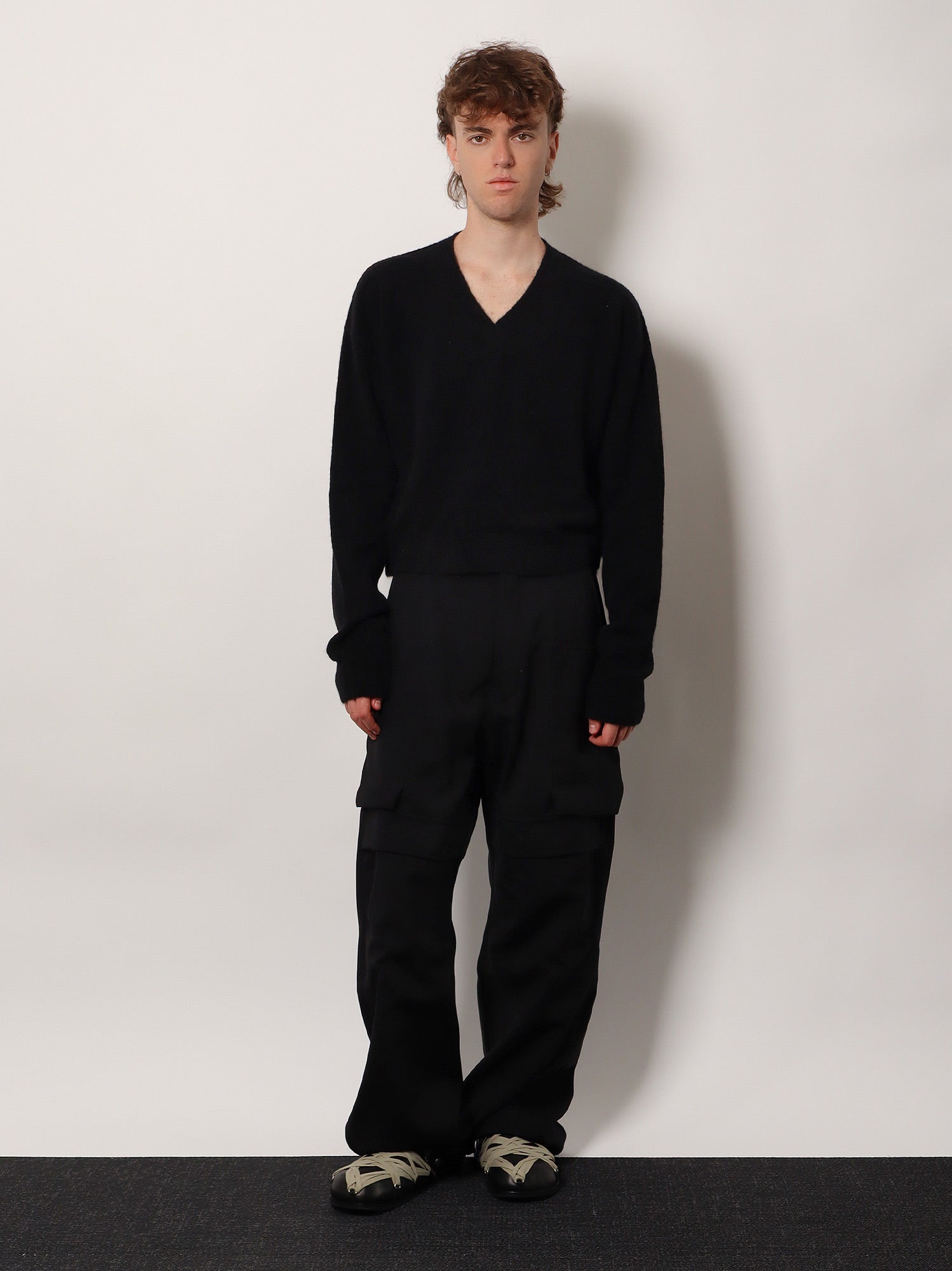 Rick Owens Stefan Cargo Virgin Wool Trousers