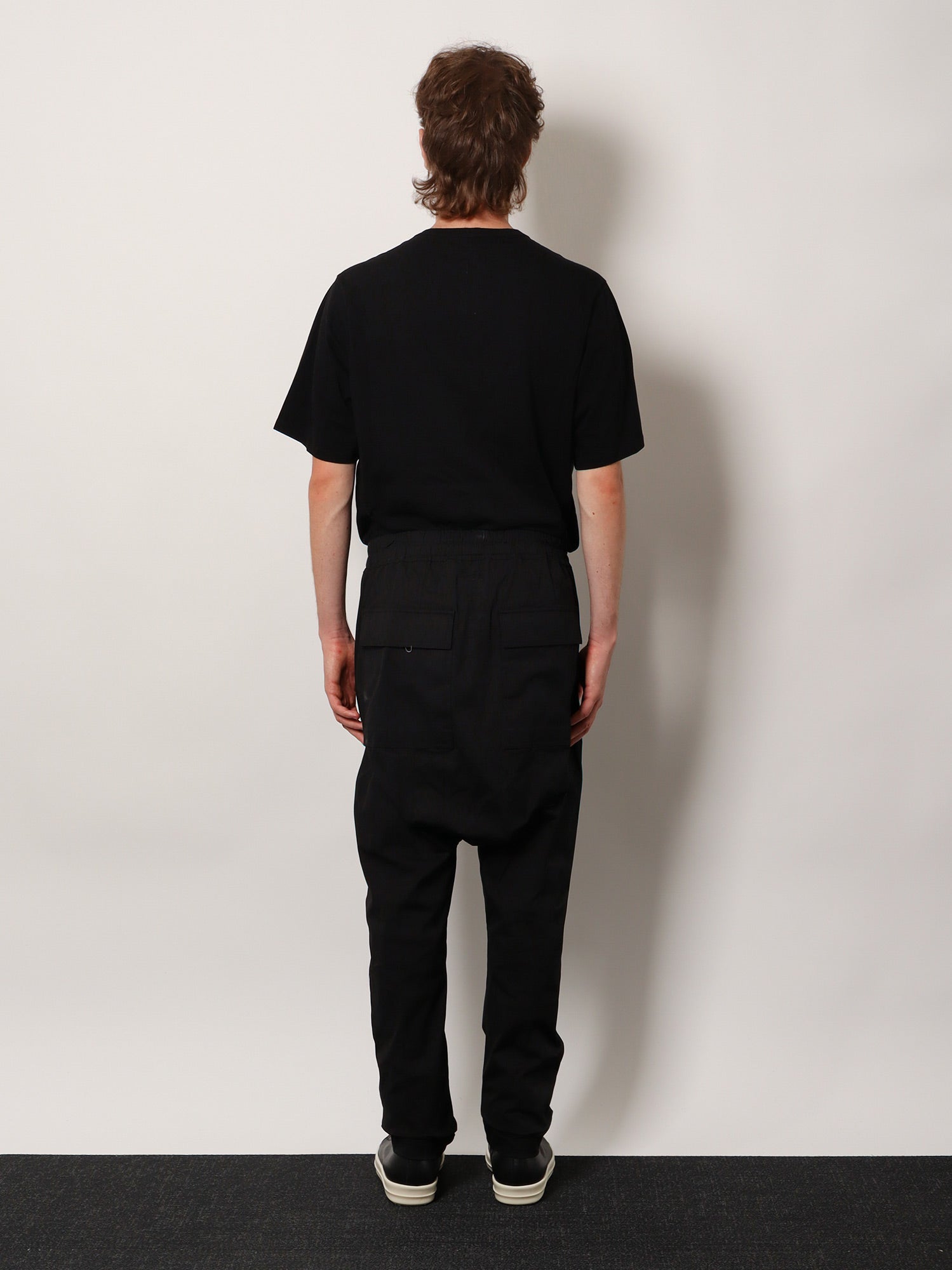 Rick Owens Drawstring Long Certified Cotton Trousers