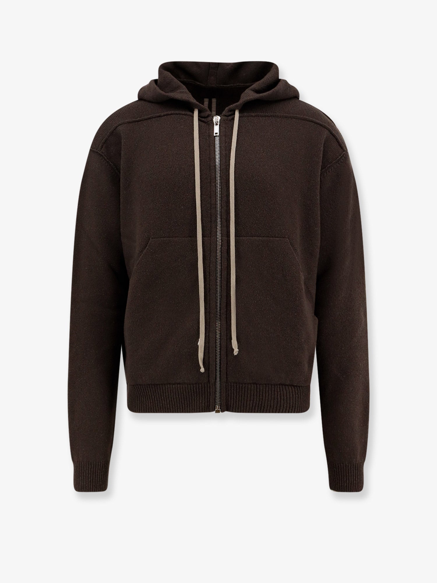 Rick Owens Cashmere Hooded Sweatshirt