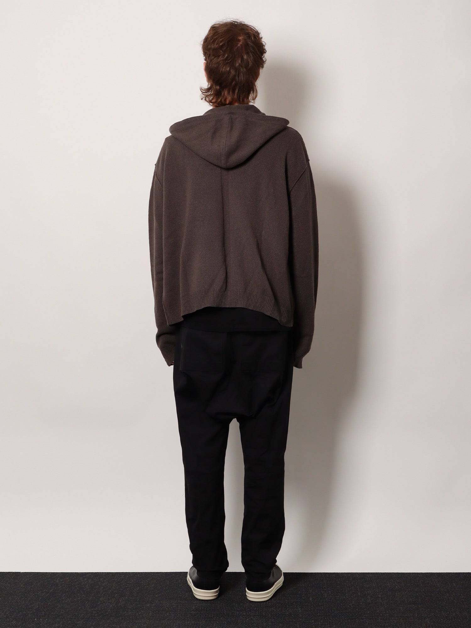 Rick Owens Cashmere Hooded Sweatshirt
