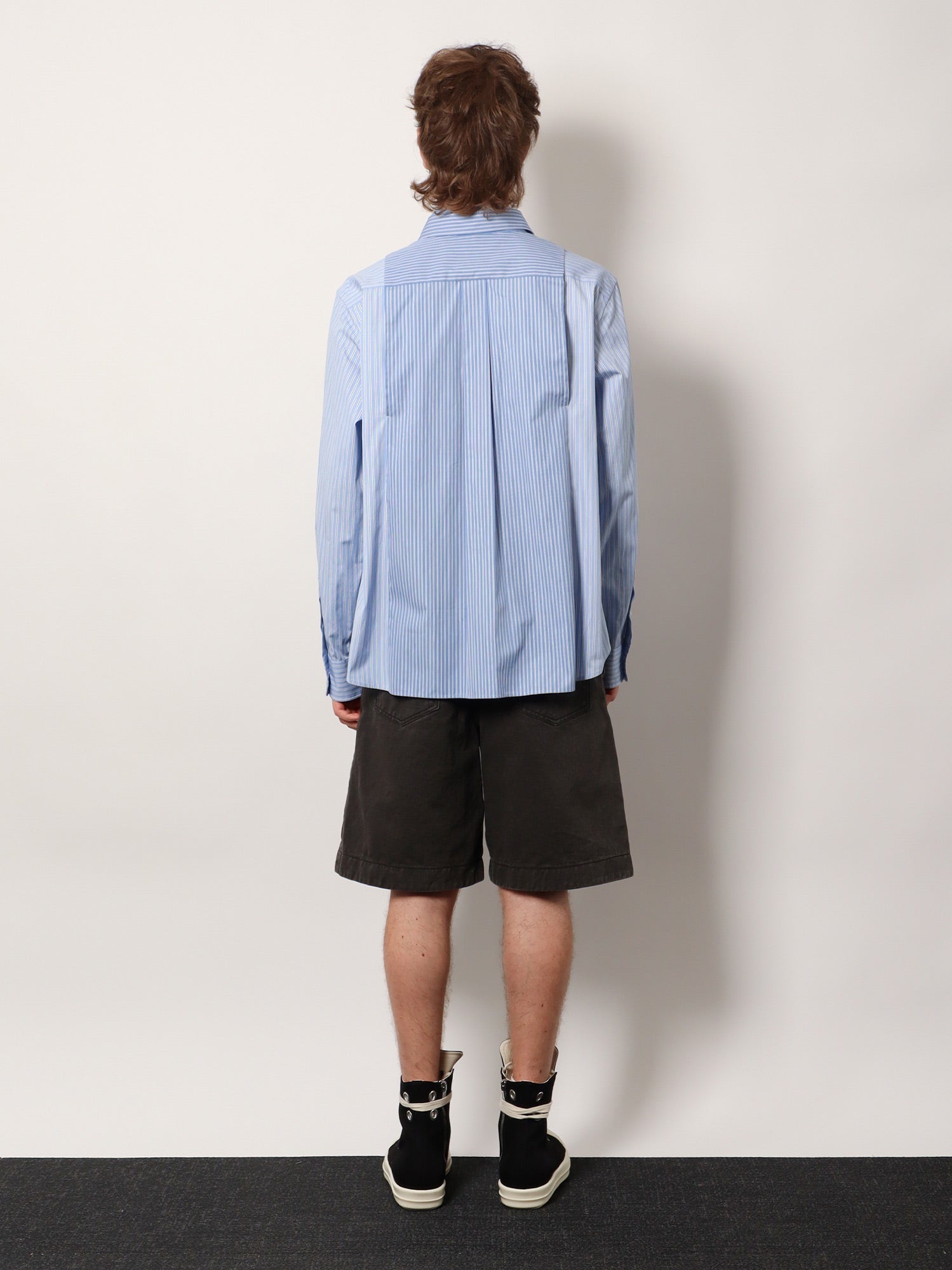 Sacai Striped Cotton Popeline Shirt