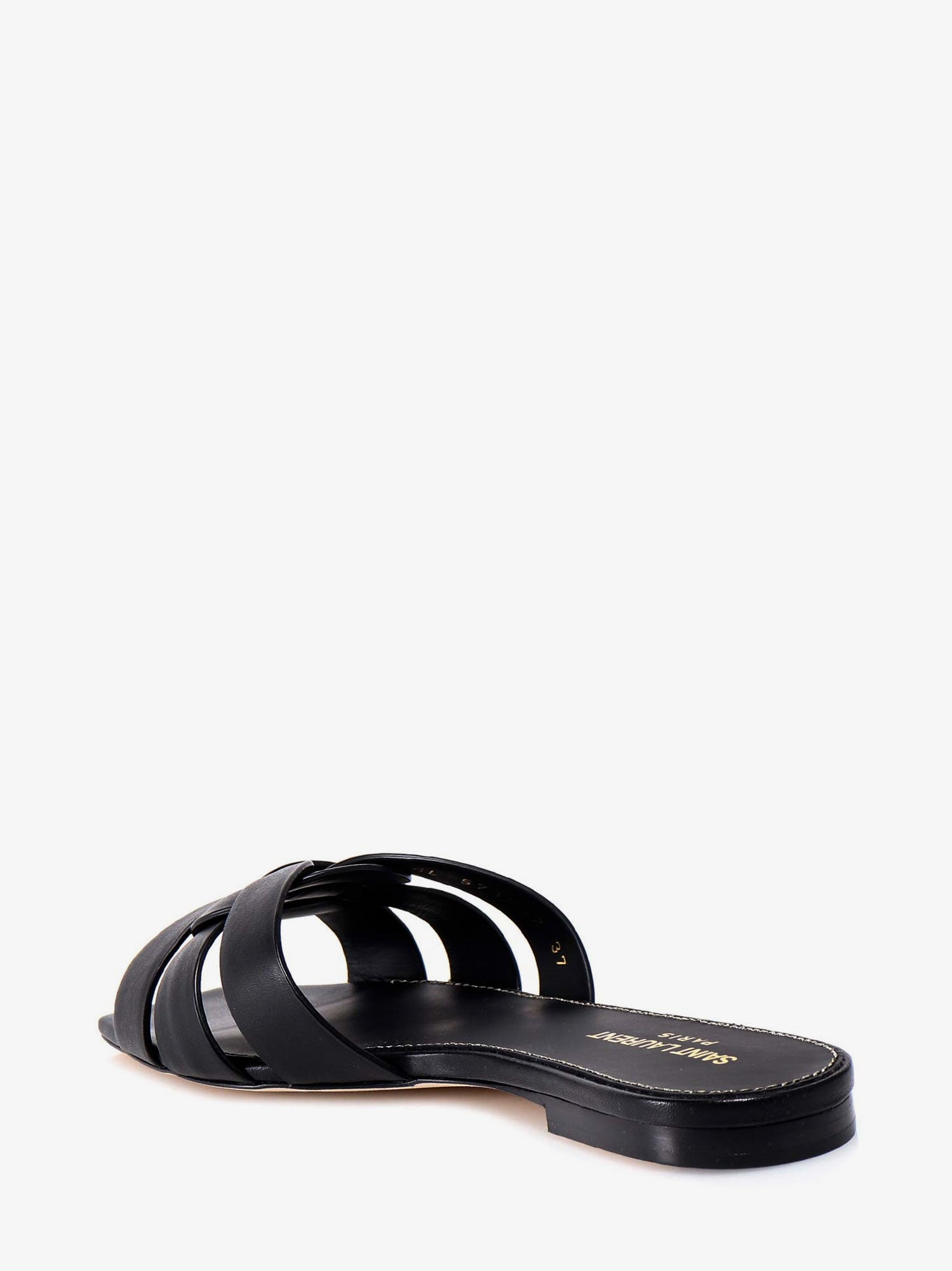 Saint Laurent Tribute 05 Leather Nu Pieds Flat Sandals