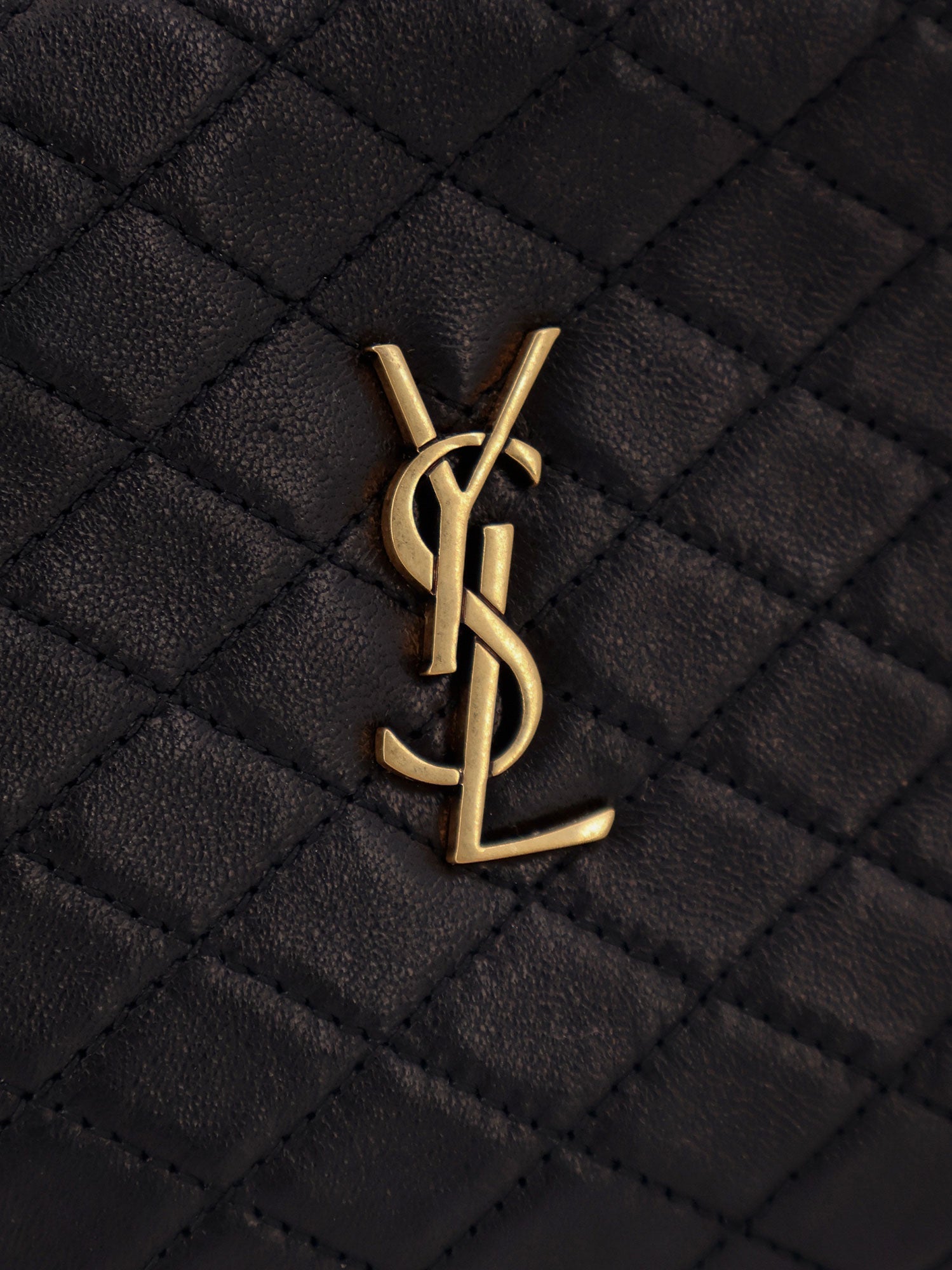 Saint Laurent Gaby Leather Shoulder Bag