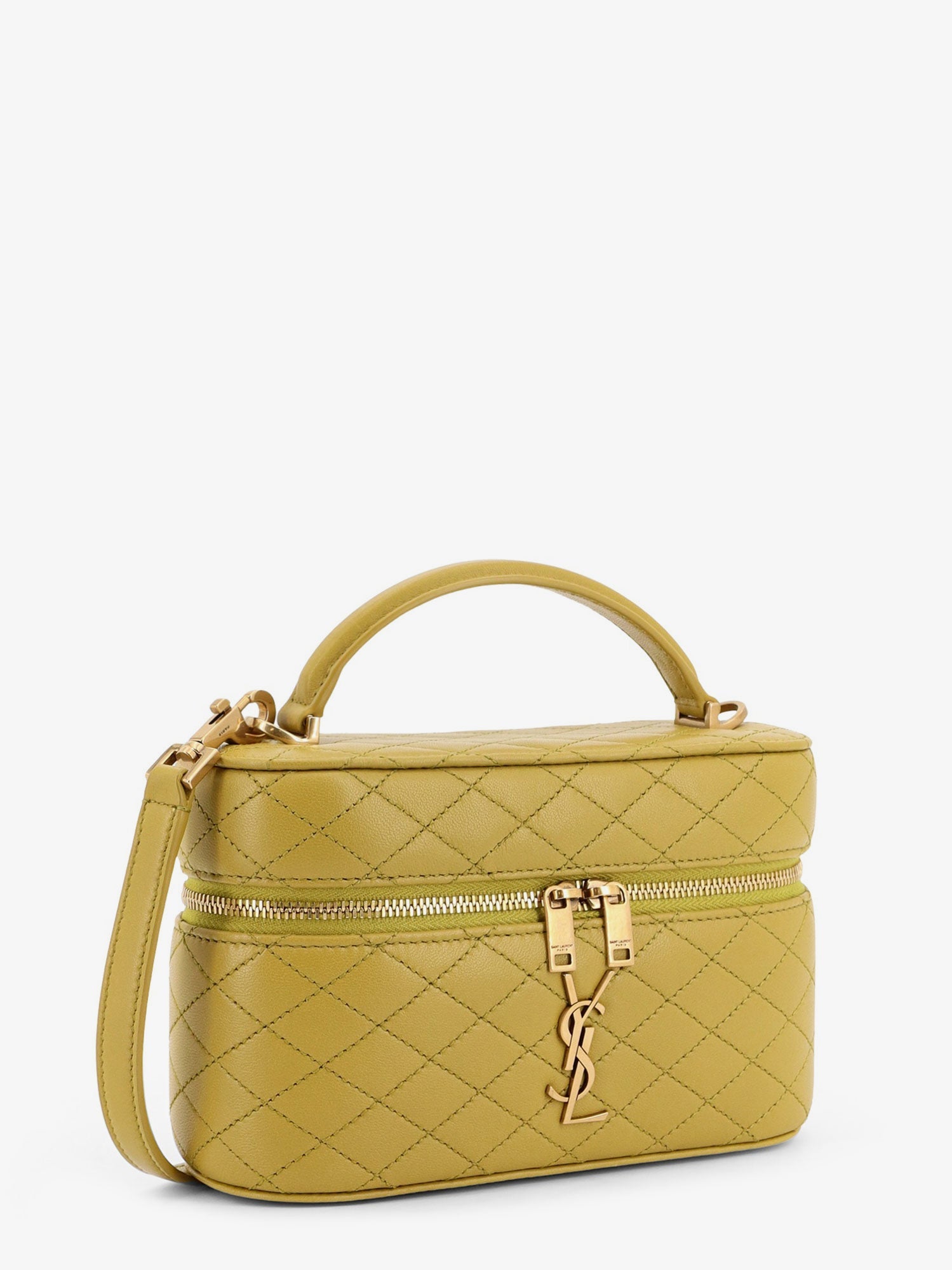 Saint Laurent Ysl Mini Gaby Vanity Leather Crossbody Bag