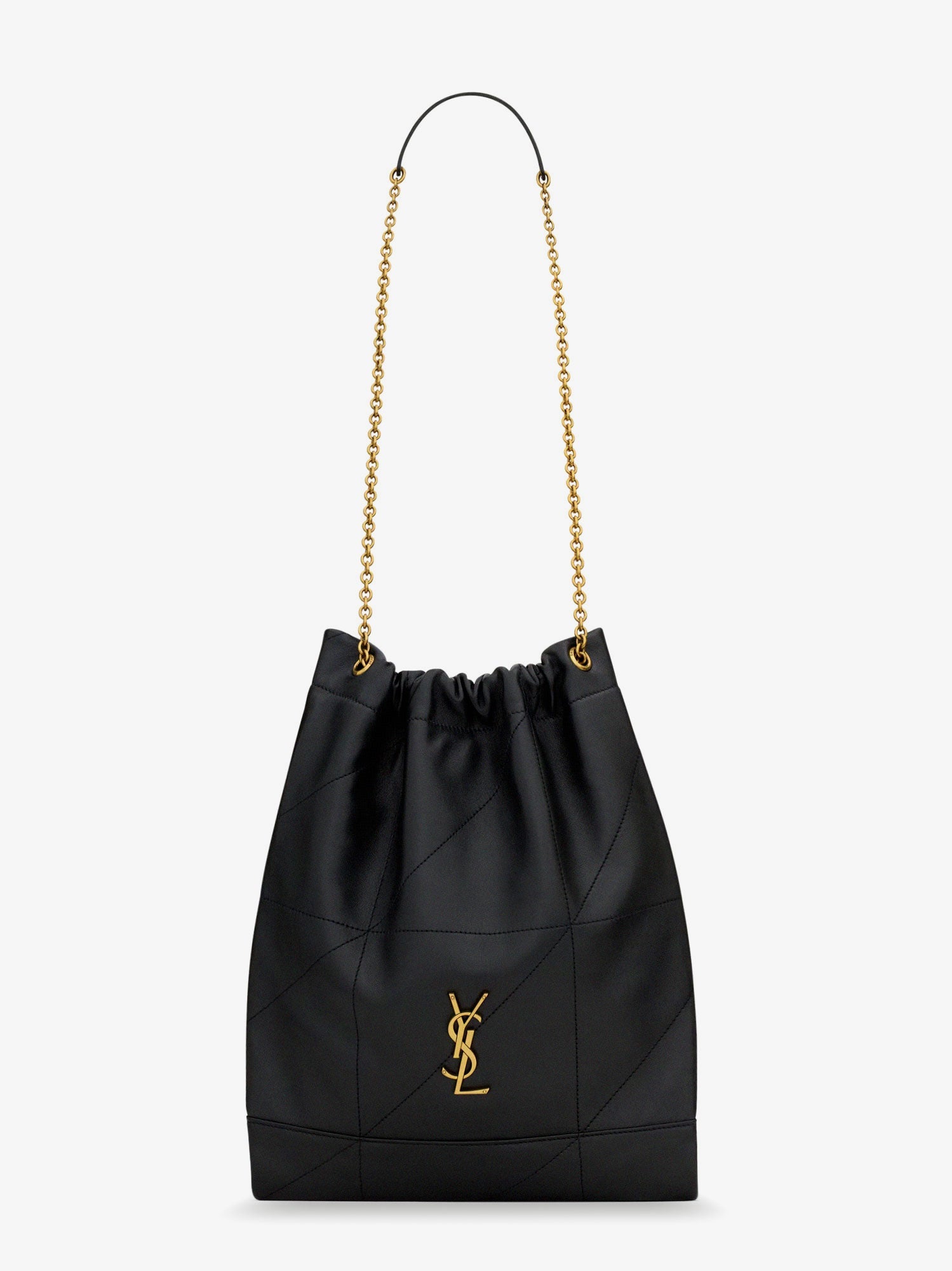 Saint Laurent Jamie Pochon Leather Shoulder Bag