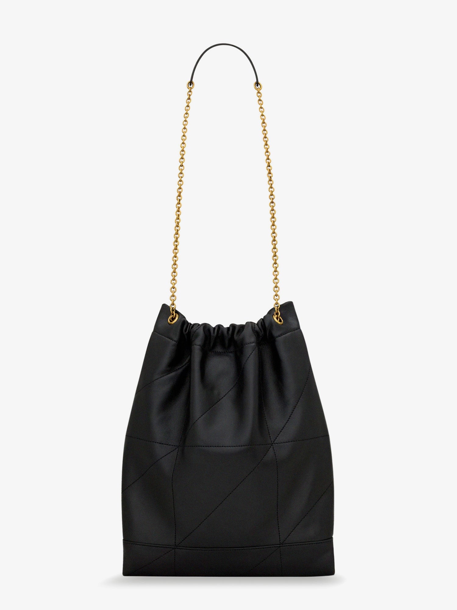 Saint Laurent Jamie Pochon Leather Shoulder Bag
