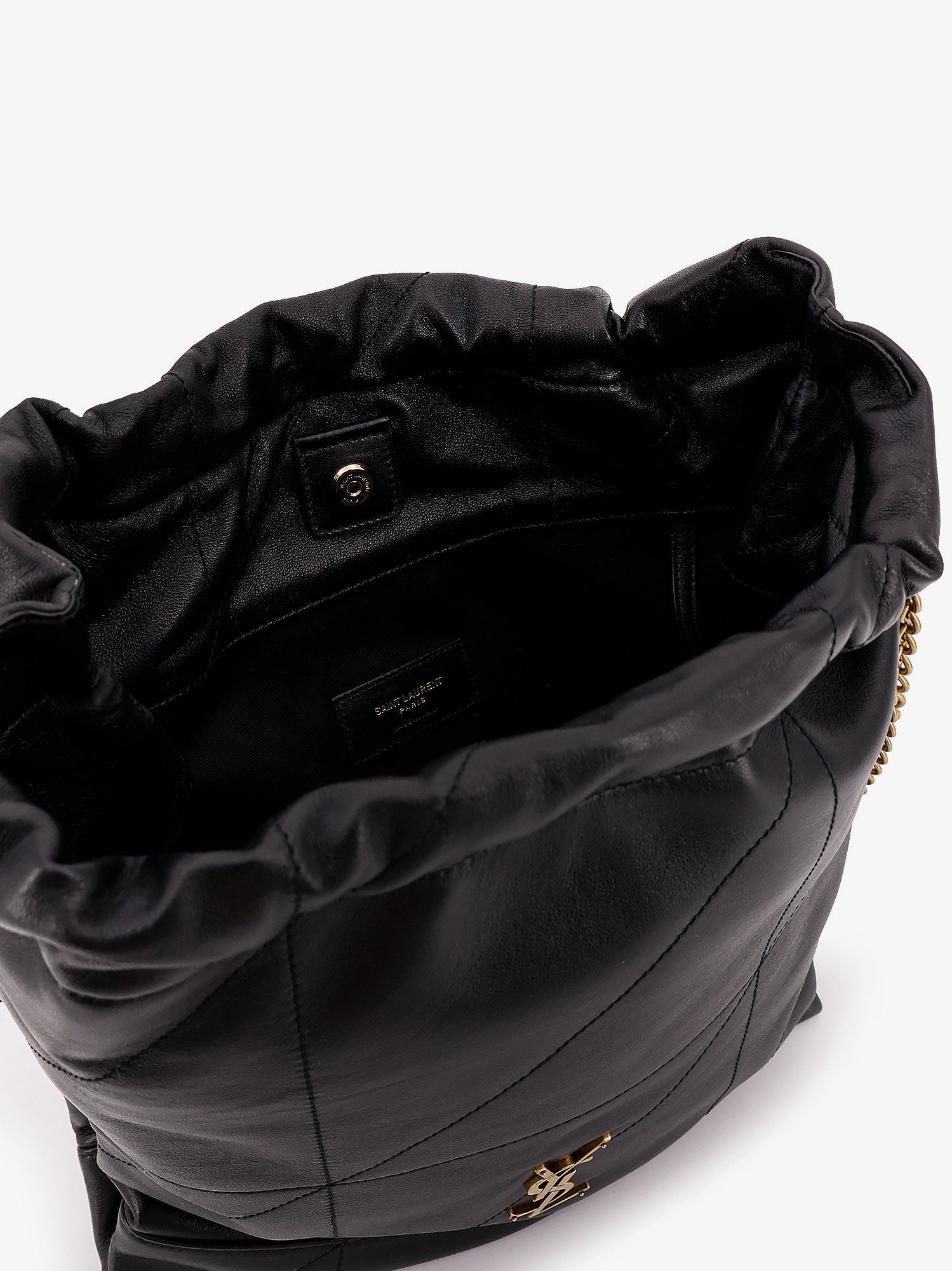 Saint Laurent Jamie Pochon Leather Shoulder Bag