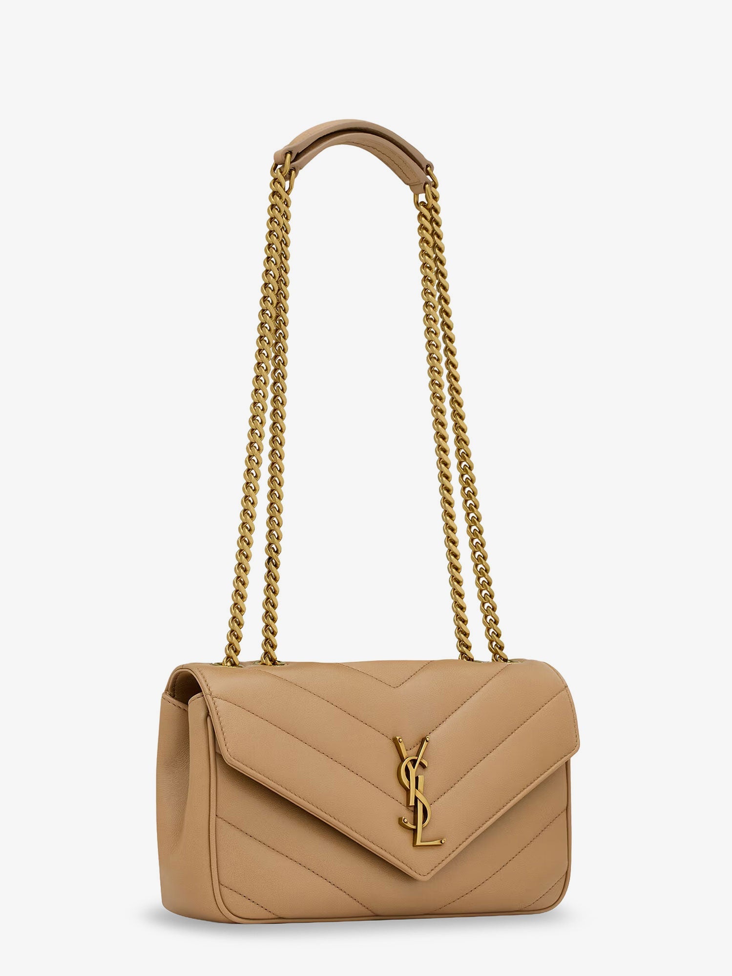 Saint Laurent Loulou Small Leather Shoulder Bag