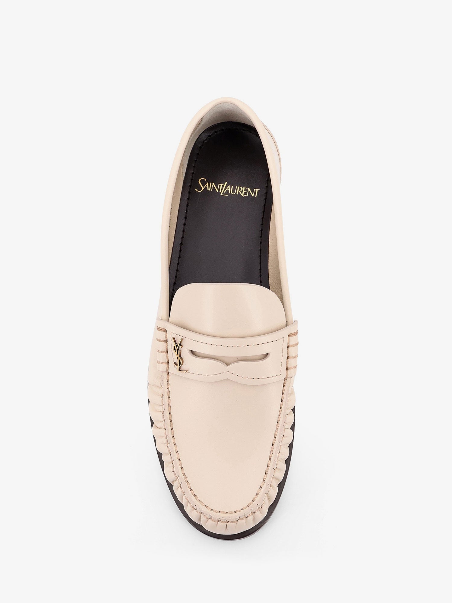 Saint Laurent Laurent 05 Moc Leather Loafers